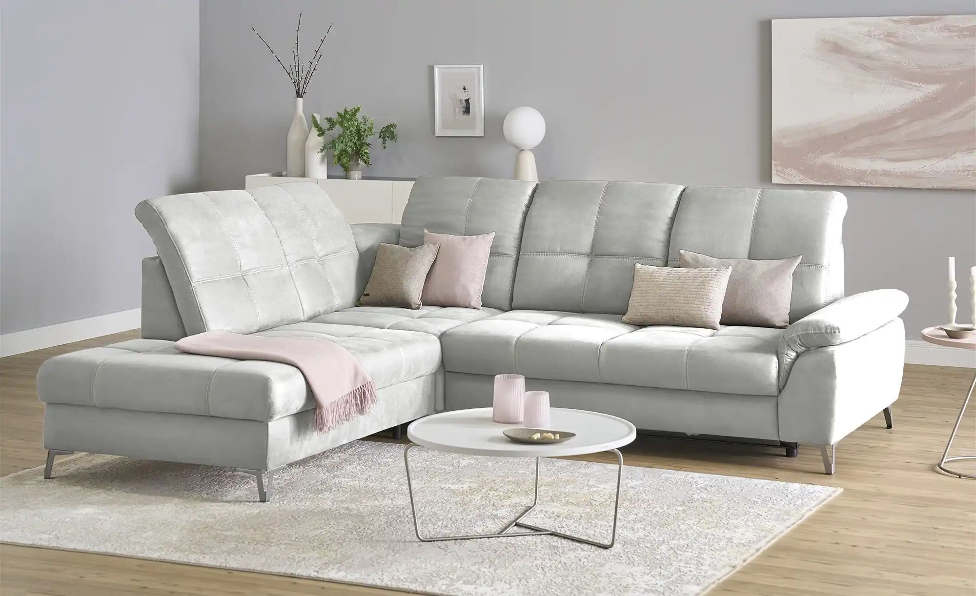 medium Ecksofa  Planova II ¦ grau ¦ Maße (cm): B: 282 H: 114 T: 241 Polster günstig online kaufen