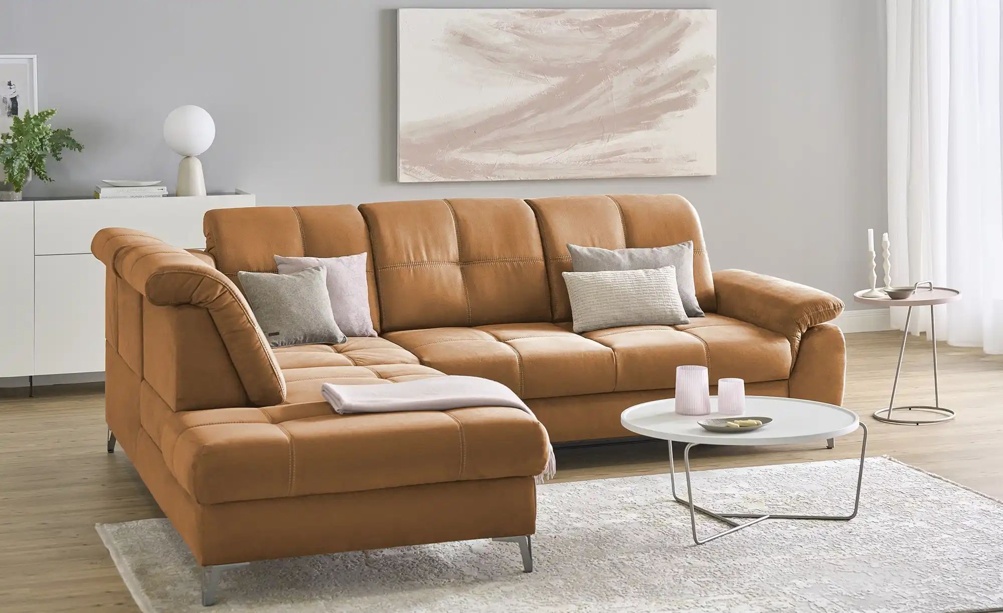 medium Ecksofa  Planova II ¦ gelb ¦ Maße (cm): B: 282 H: 114 T: 241 Polster günstig online kaufen