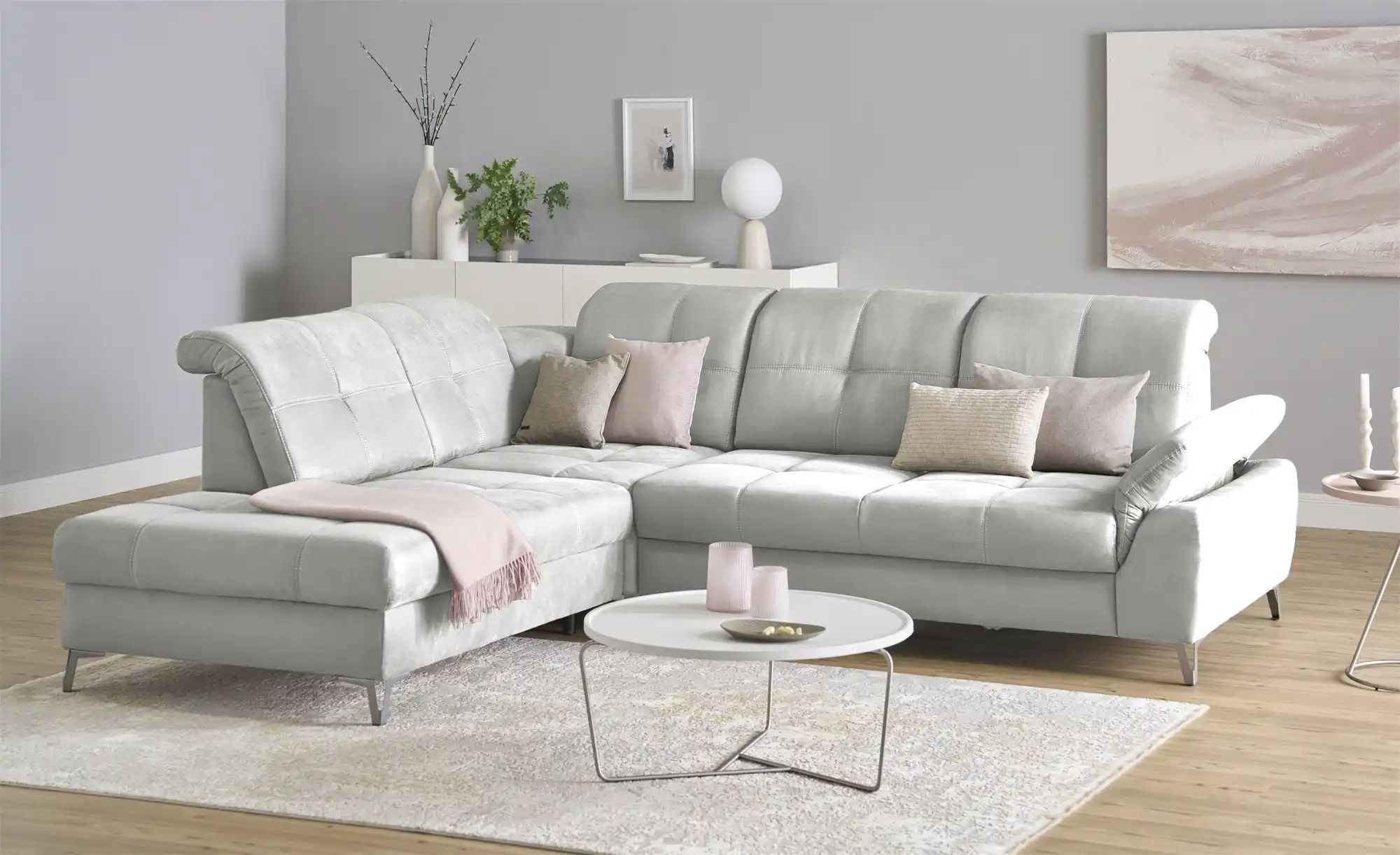 medium Ecksofa  Planova II ¦ grau ¦ Maße (cm): B: 282 H: 114 T: 241 Polster günstig online kaufen