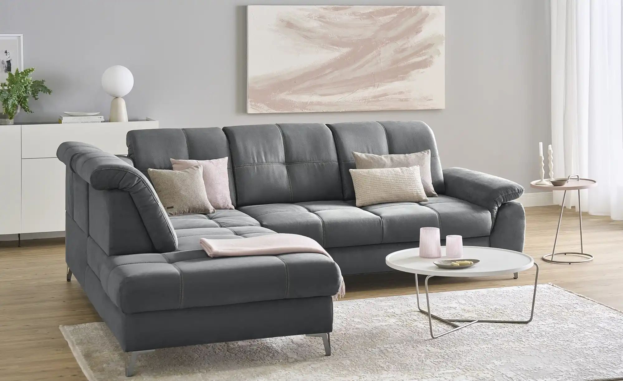 medium Ecksofa  Planova II ¦ grau ¦ Maße (cm): B: 282 H: 114 T: 241 Polster günstig online kaufen