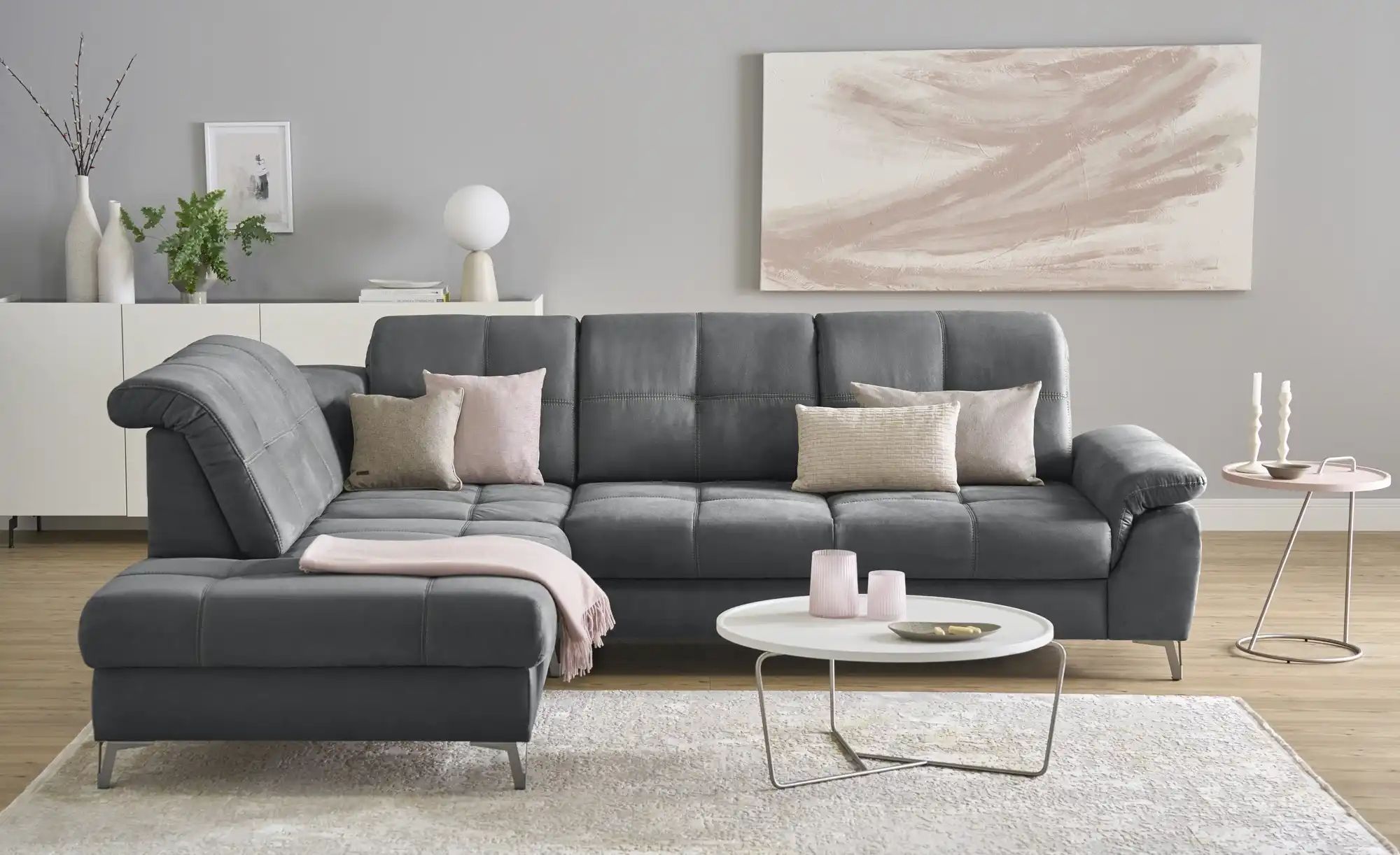 Thumbnail - medium Ecksofa Planova II ¦ grau ¦ Maße (cm): B: 282 H: 114 T: 241.0 Polstermöbel > Sofas > Ecksofas - Höffner