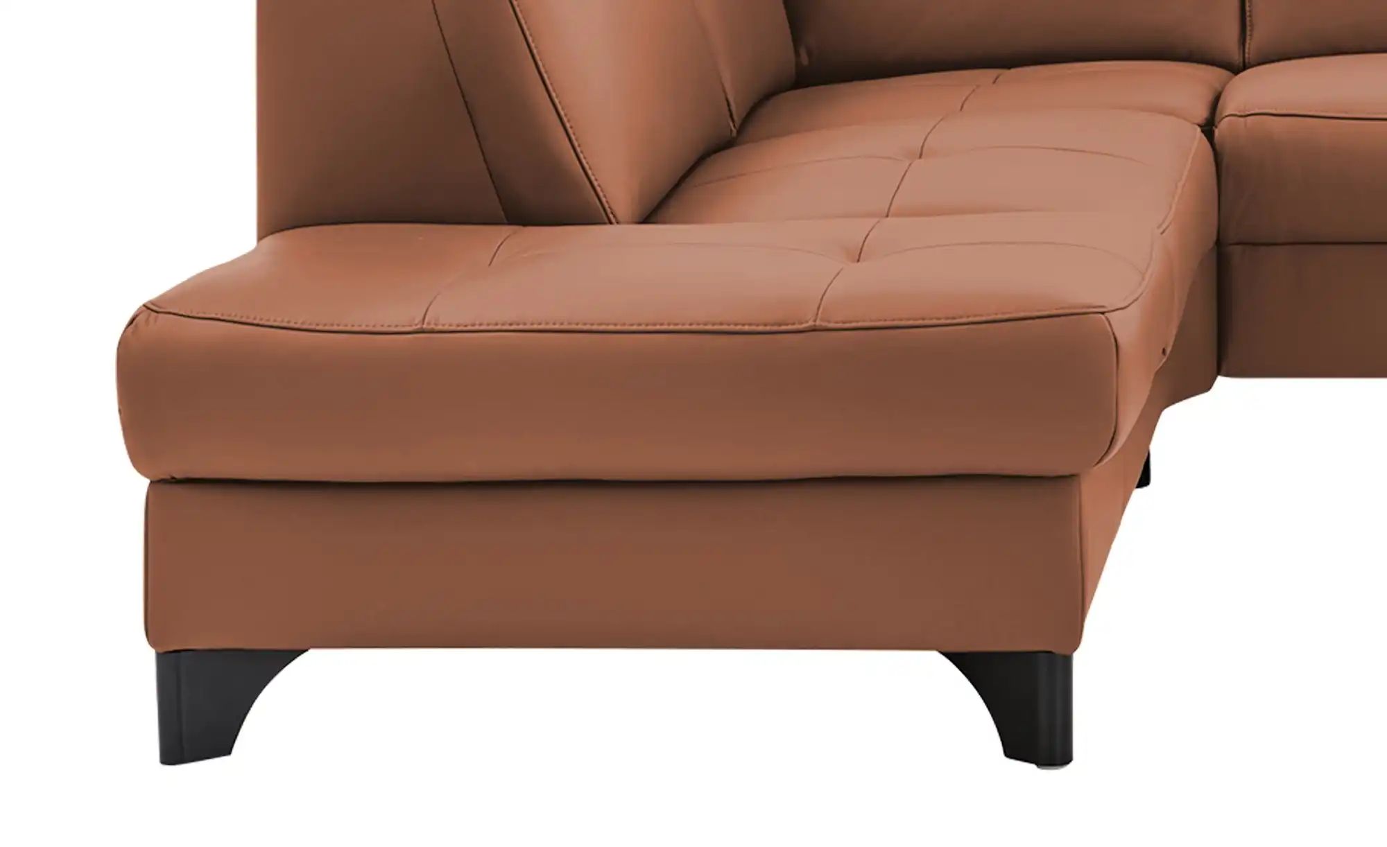 meinSofa Ecksofa Echtleder Linda ¦ braun ¦ Maße (cm): B: 261 H: 98 T: 209 P günstig online kaufen