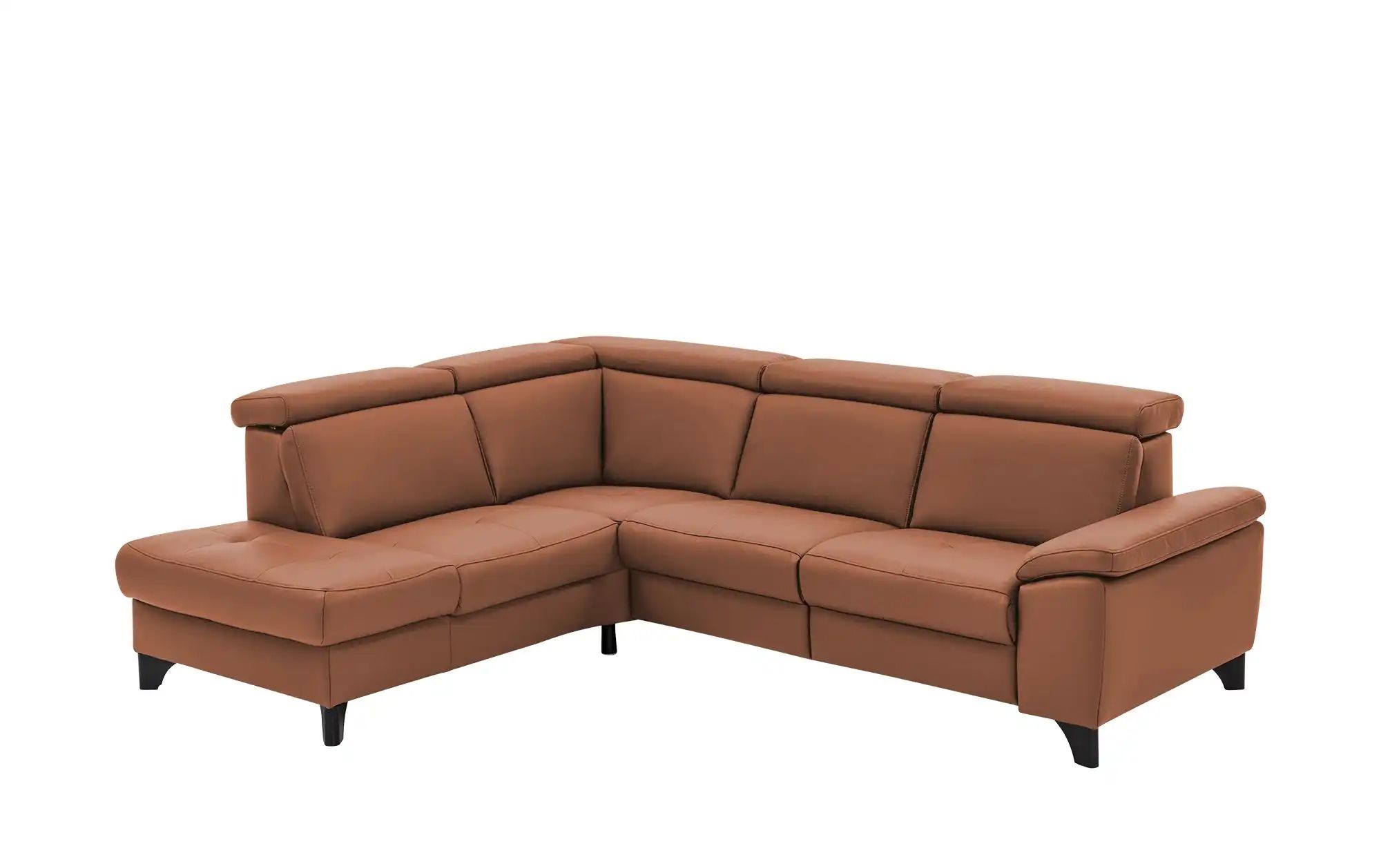 Thumbnail - meinSofa Ecksofa Echtleder Linda ¦ braun ¦ Maße (cm): B: 261 H: 80 T: 209.0 Polstermöbel > Sofas > Ecksofas - Höffner