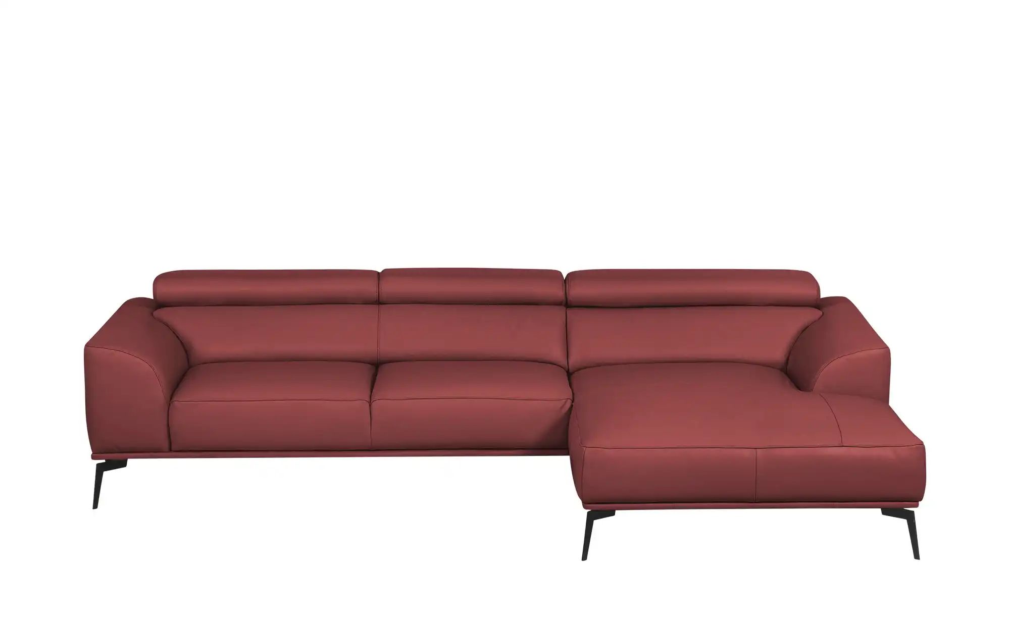 Ravensberger Werkstätten Ecksofa  Atlanta ¦ rot ¦ Maße (cm): B: 283 H: 92 T günstig online kaufen