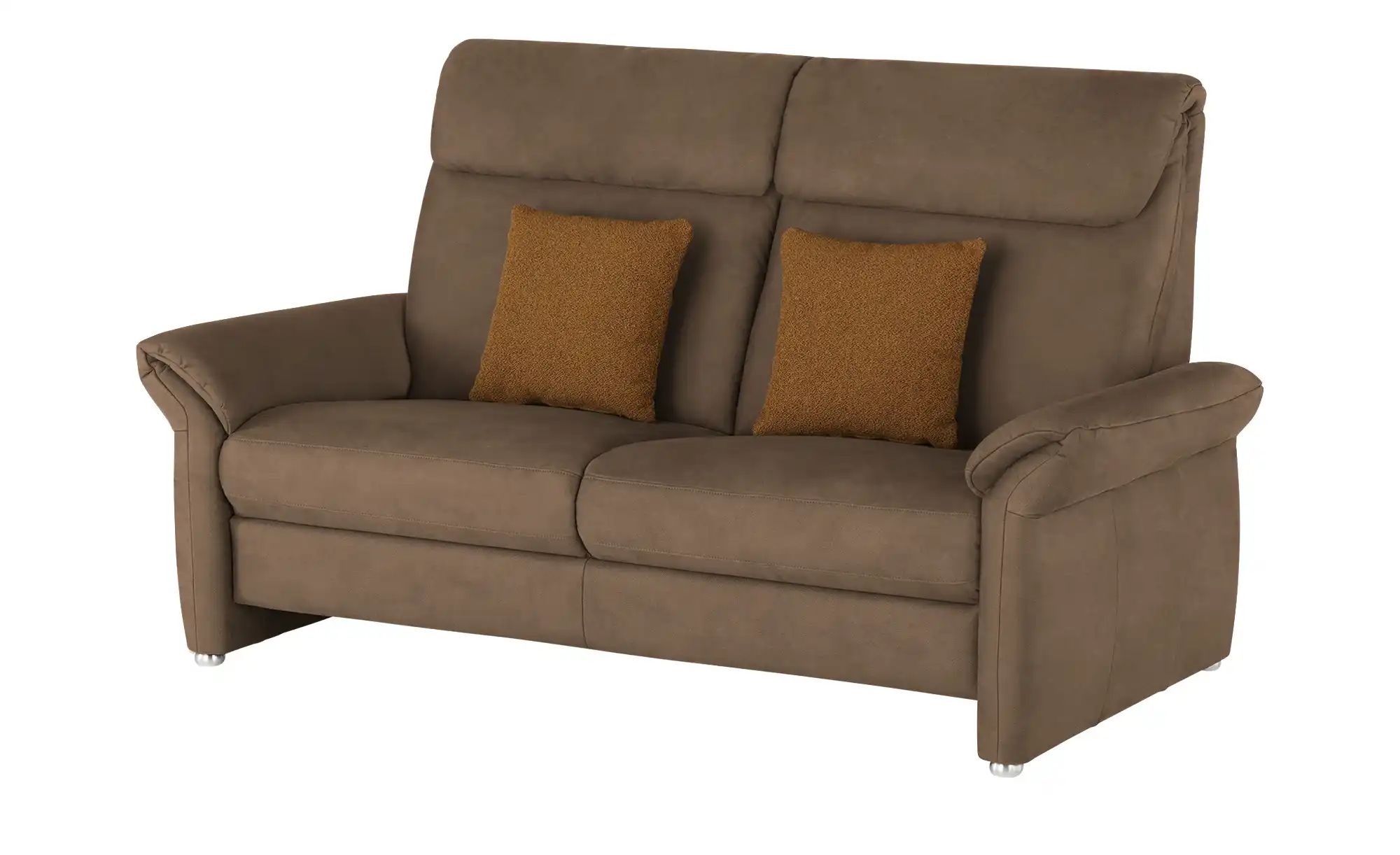 Thumbnail - Wohnwert Einzelsofa Mikrofaser Melina ¦ braun ¦ Maße (cm): B: 186 H: 107 T: 97.0 Polstermöbel > Sofas > 2-Sitzer - Höffn...