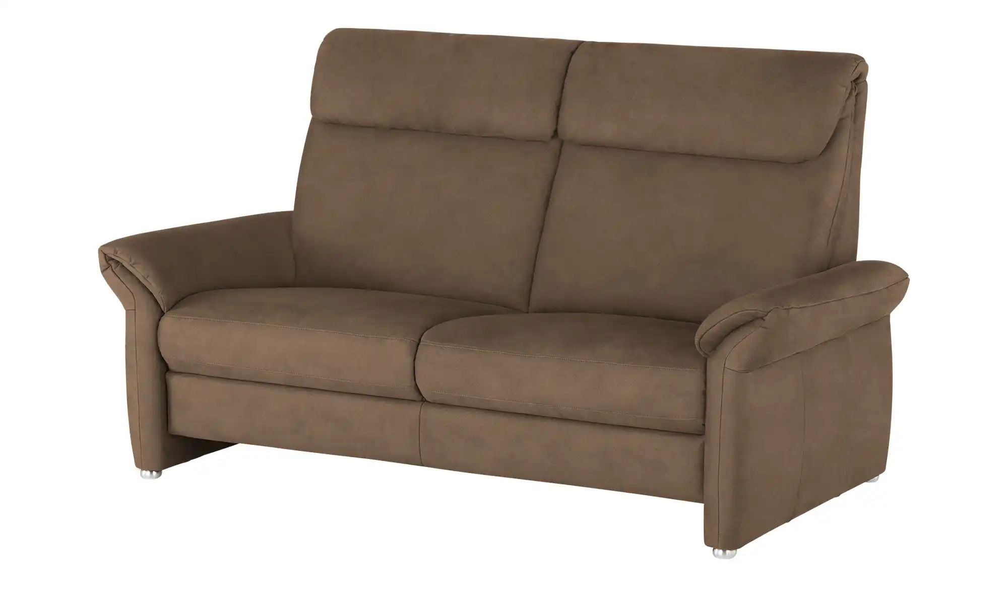 Thumbnail - Wohnwert Einzelsofa Mikrofaser Melina ¦ braun ¦ Maße (cm): B: 186 H: 107 T: 97.0 Polstermöbel > Sofas > 2-Sitzer - Höffn...