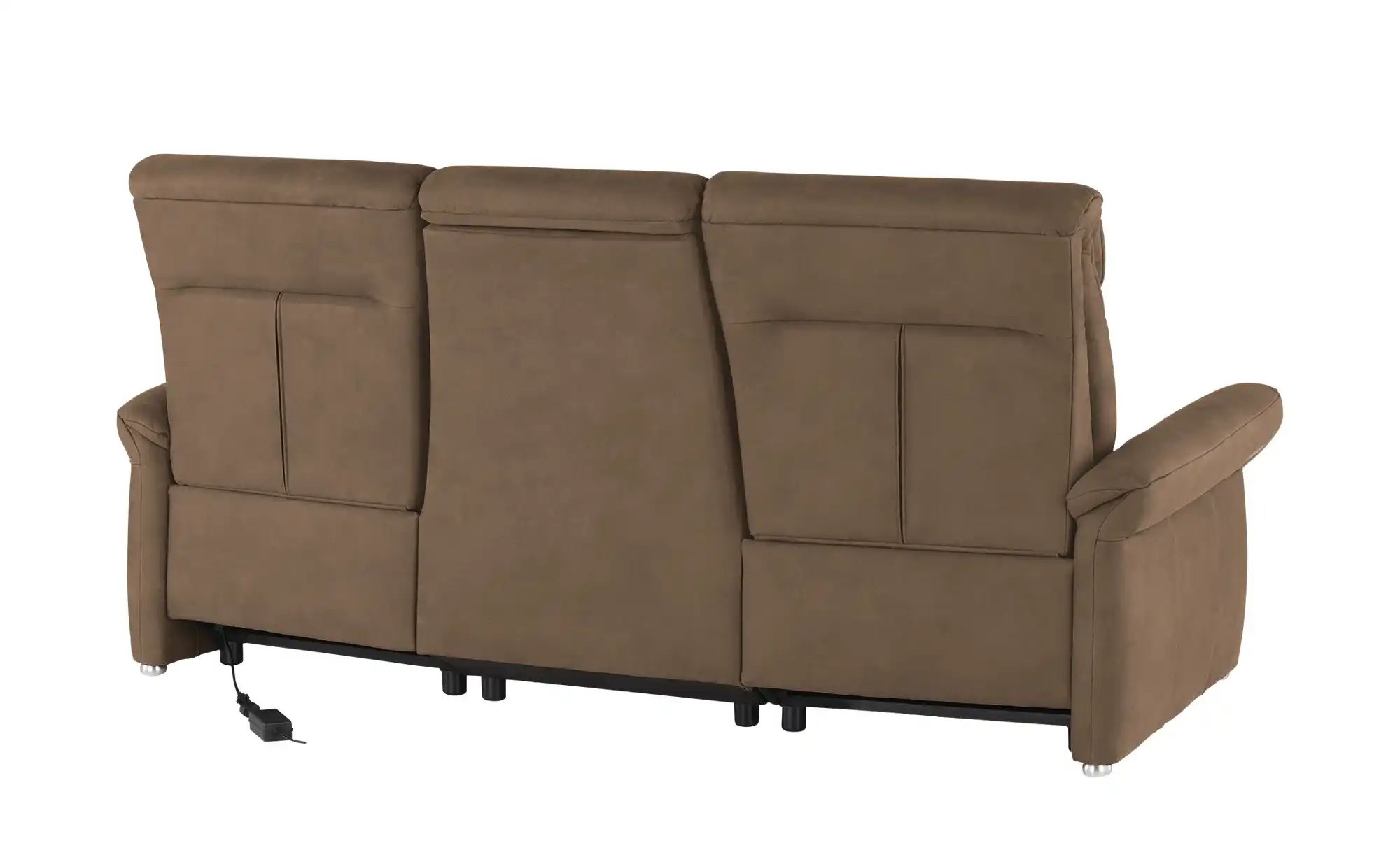 Wohnwert Trapezsofa mit USB Anschluss Melina ¦ braun ¦ Maße (cm): B: 226 H: günstig online kaufen