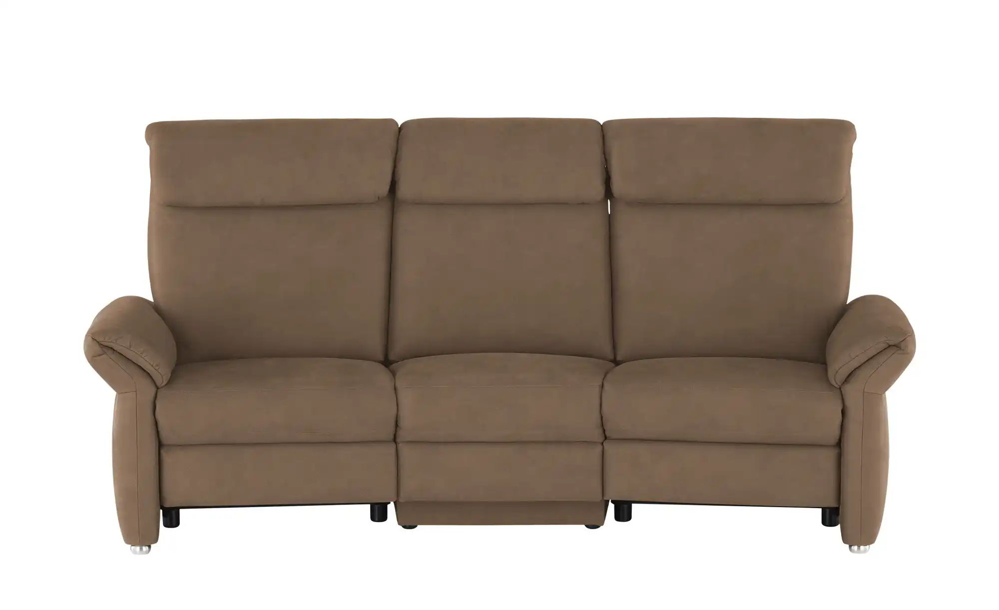 Wohnwert Trapezsofa mit USB Anschluss Melina ¦ braun ¦ Maße (cm): B: 226 H: günstig online kaufen