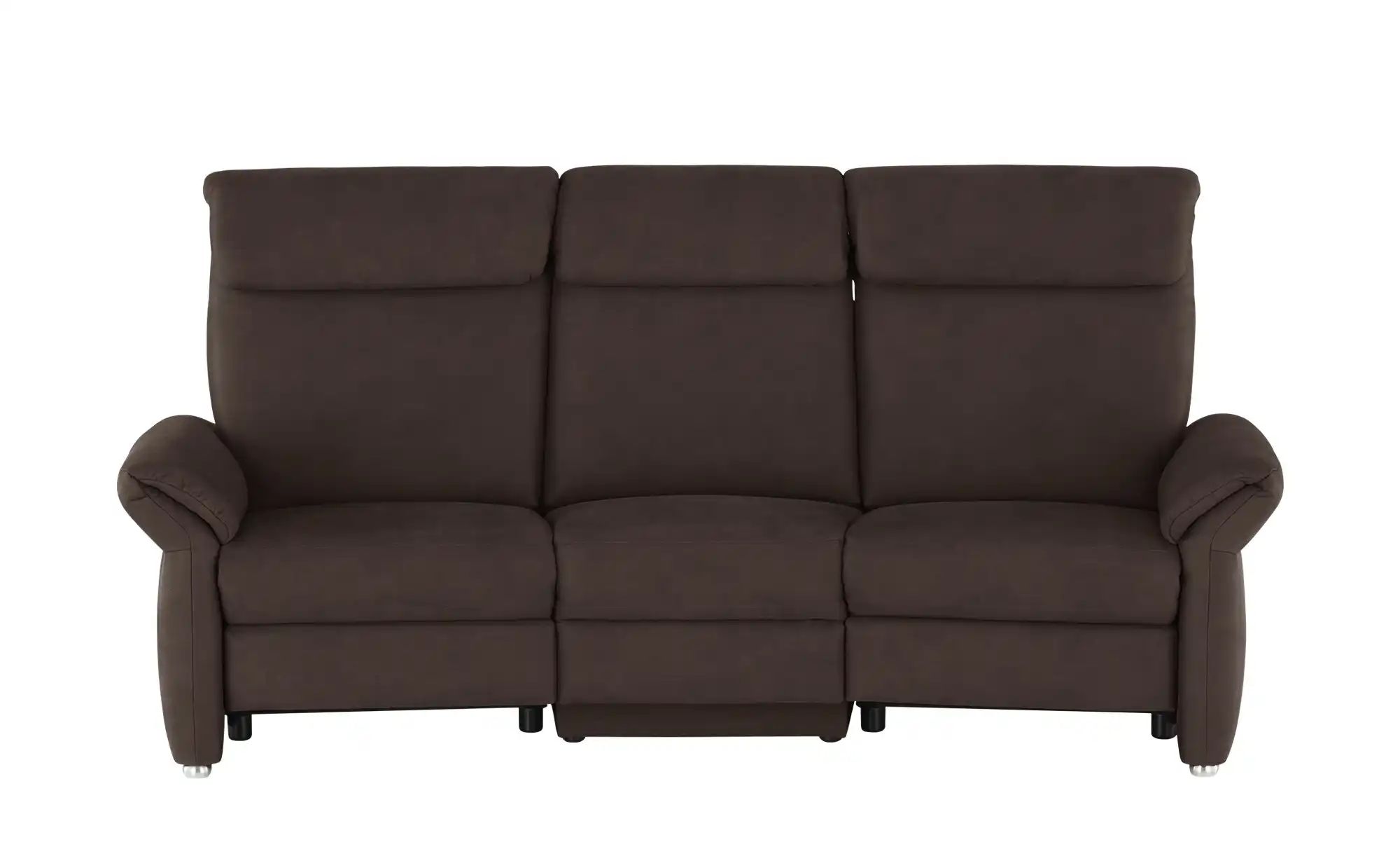 Wohnwert Trapezsofa mit USB Anschluss Melina ¦ braun ¦ Maße (cm): B: 226 H: günstig online kaufen