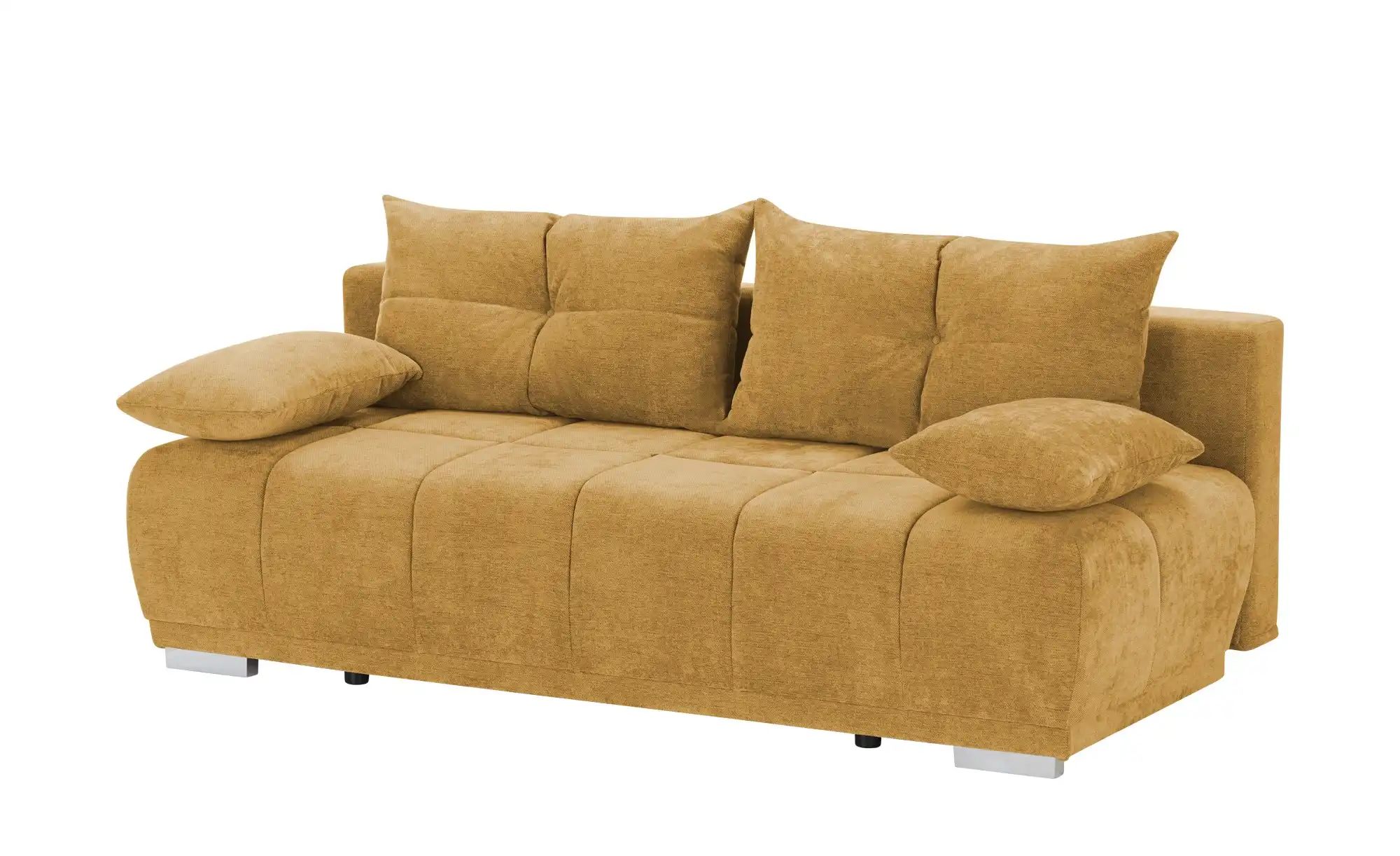 Thumbnail - switch Schlafsofa mit Boxspringpolsterung  Gala ¦ gelb ¦ Maße (cm): B: 208 H: 92 T: 102.0 Polstermöbel > Sofas > 2-Sitze...