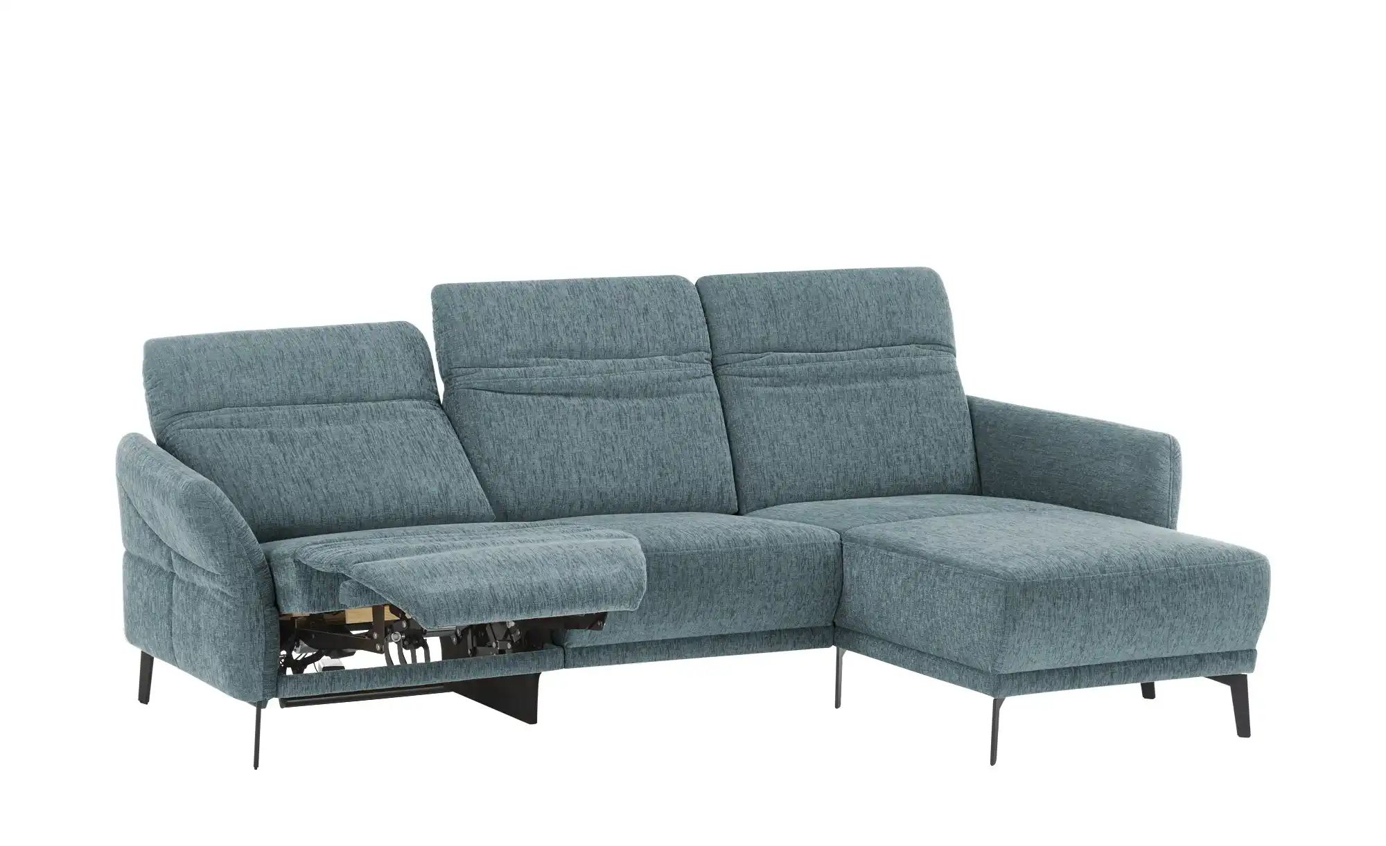 Ecksofa  New York ¦ blau ¦ Maße (cm): B: 251 H: 85 T: 179 Polstermöbel > So günstig online kaufen