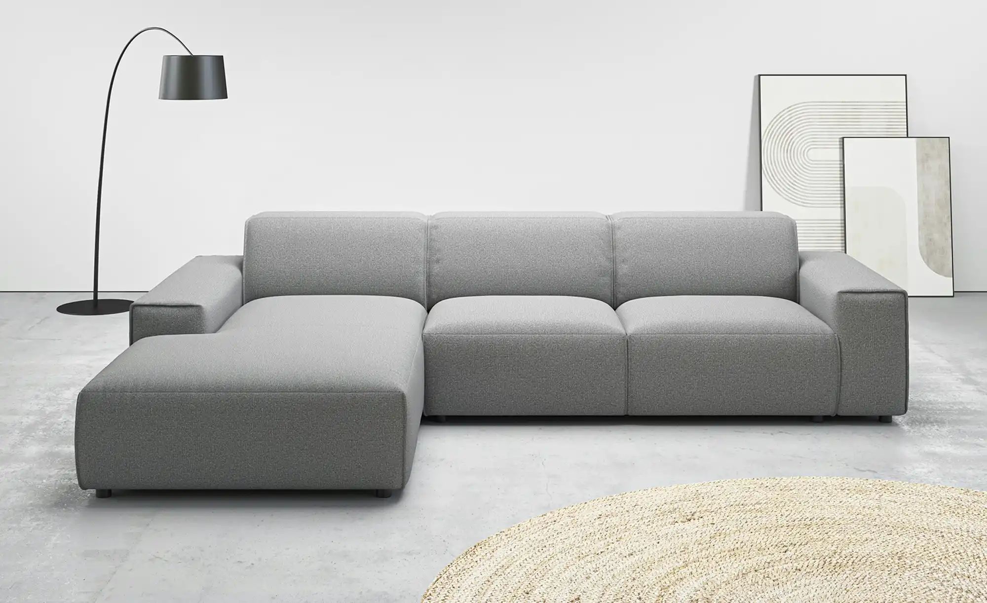 Thumbnail - Gray & Jones Ecksofa Baltic Breeze ¦ grau ¦ Maße (cm): B: 300 H: 71 T: 189.0 Polstermöbel > Sofas > Ecksofas - Höffner