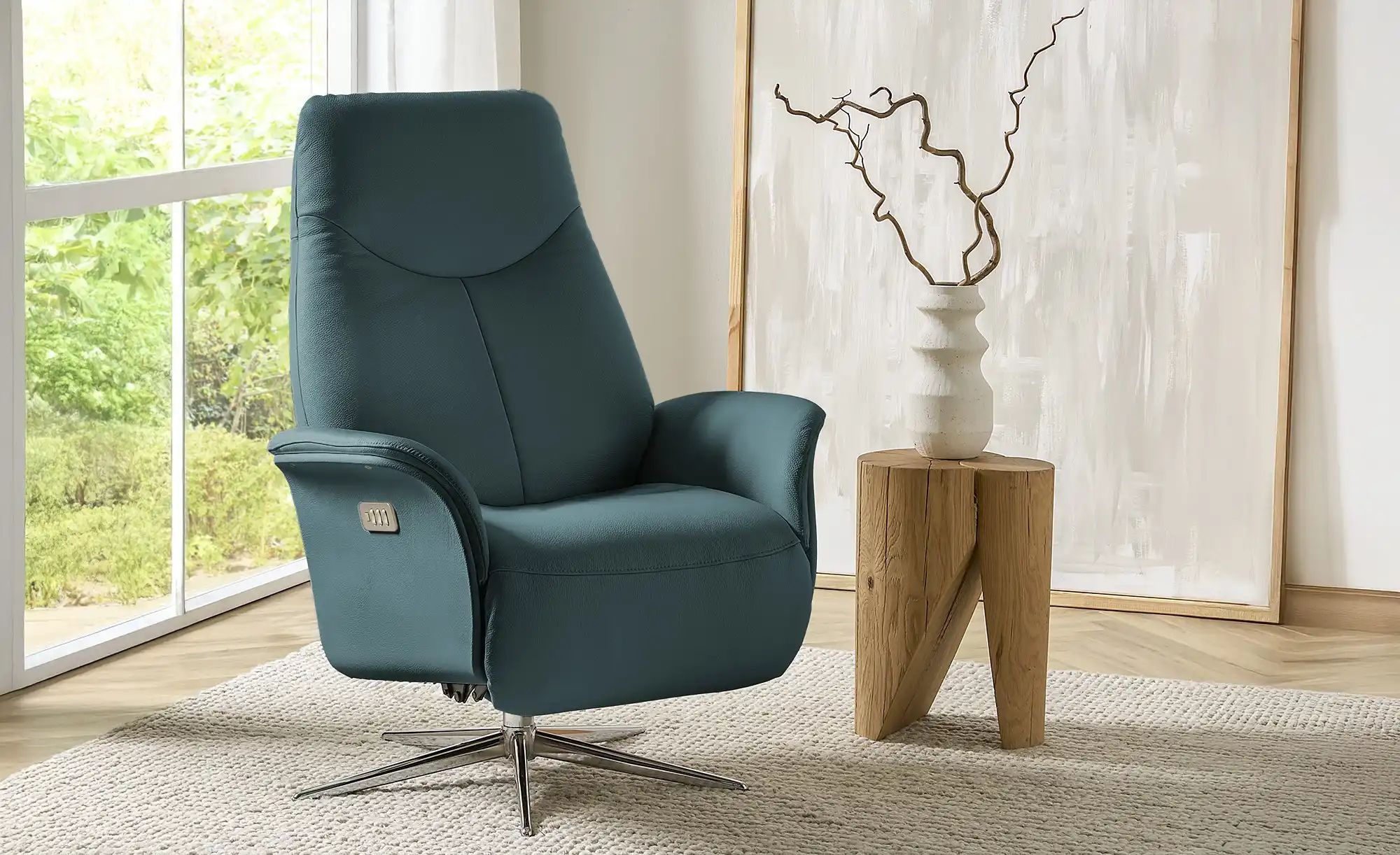 Thumbnail - SKAGEN STUDIO Relaxsessel  Mikkel ¦ blau ¦ Maße (cm): B: 81 H: 108 T: 84.0 Polstermöbel > Sessel > Relaxsessel - Höffner