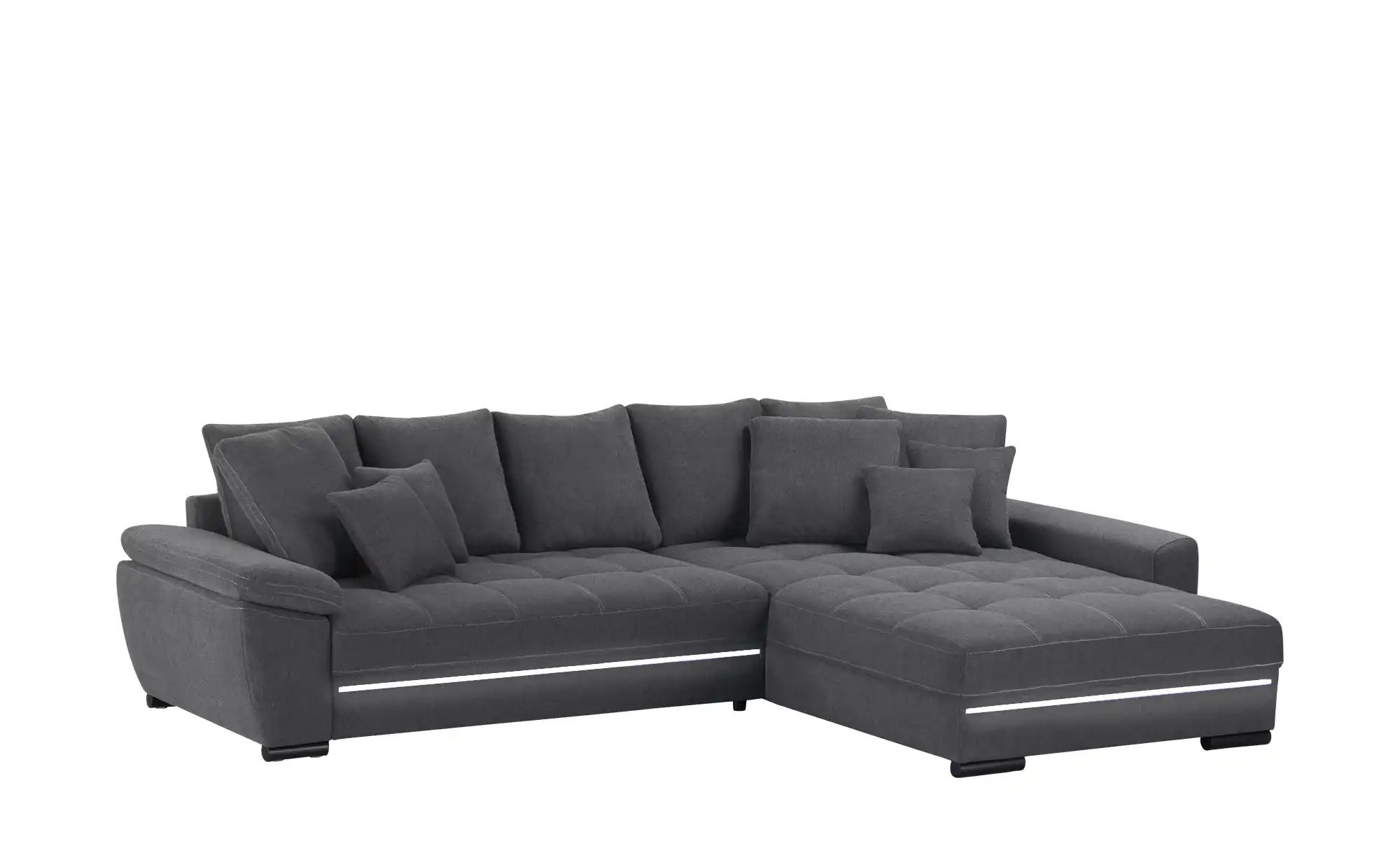 bobb Ecksofa  Fancy-LED ¦ grau ¦ Maße (cm): B: 323 H: 92 T: 222.0 Polstermö günstig online kaufen