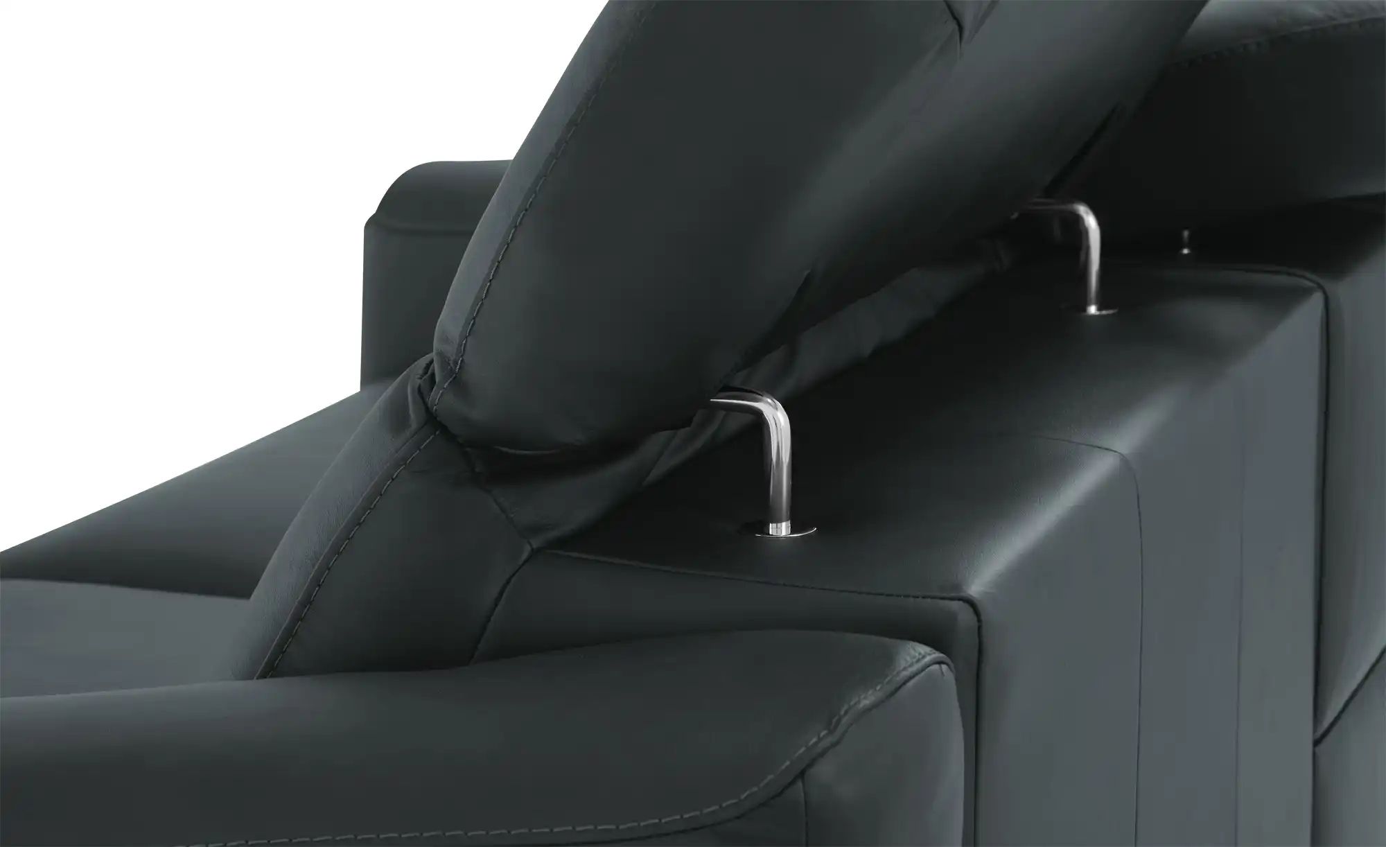 Thumbnail - Ravensberger Werkstätten Einzelsofa Echlederbezug Corby ¦ blau ¦ Maße (cm): B: 196 H: 102 T: 107.0 Polstermöbel > Sofas ...