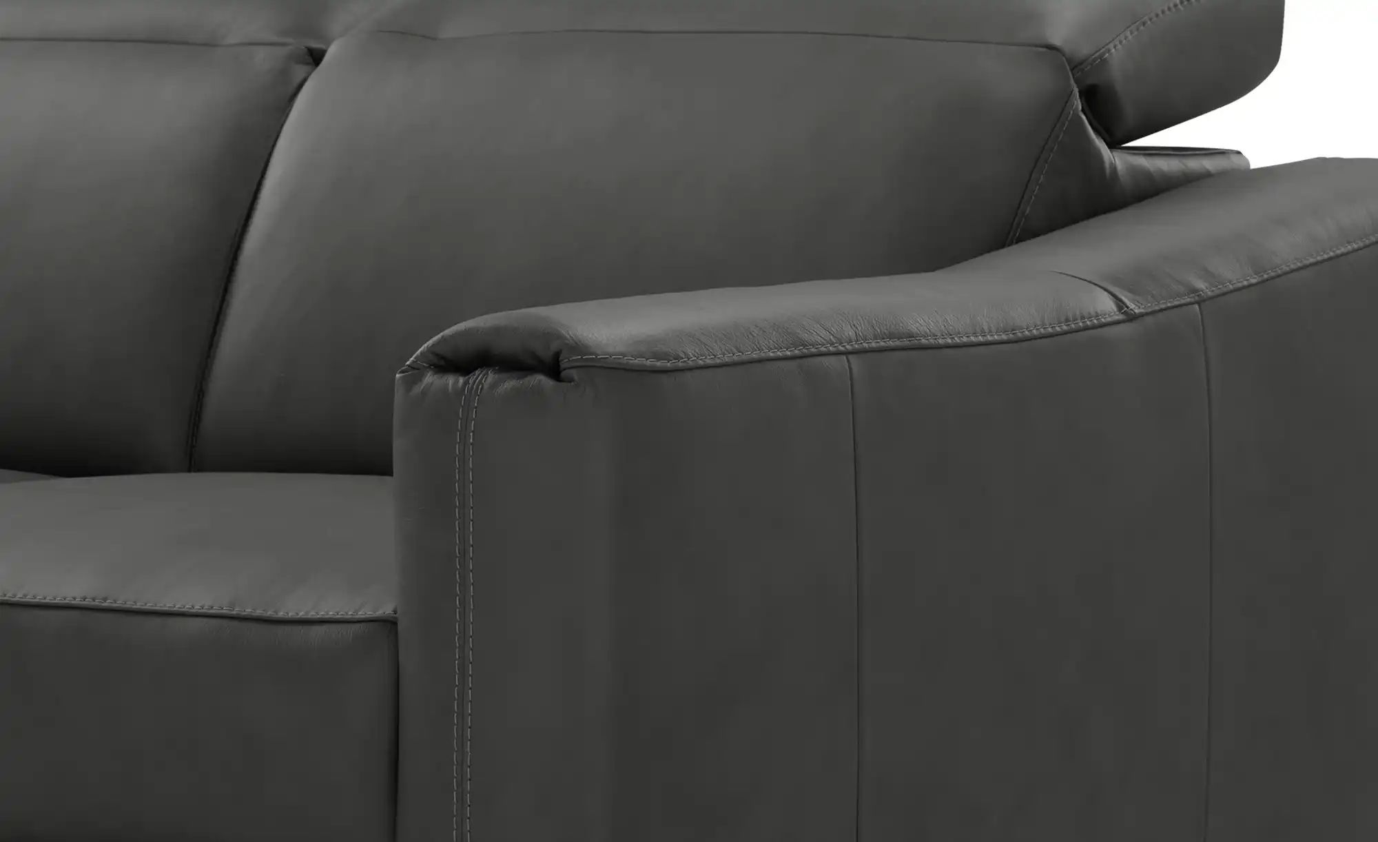 Thumbnail - Ravensberger Werkstätten Einzelsofa Echlederbezug Corby ¦ schwarz ¦ Maße (cm): B: 196 H: 102 T: 107.0 Polstermöbel > Sof...