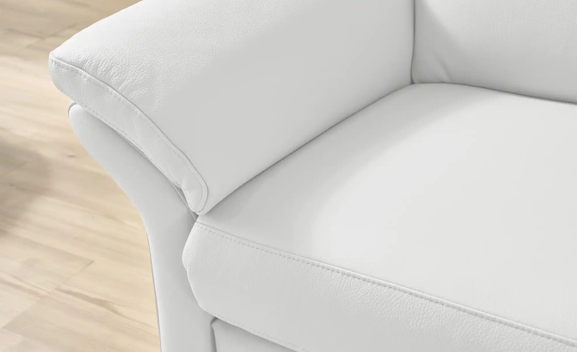 Wohnwert Einzelsofa Leder Mayla ¦ blau ¦ Maße (cm): B: 194 H: 109 T: 96.0 P günstig online kaufen
