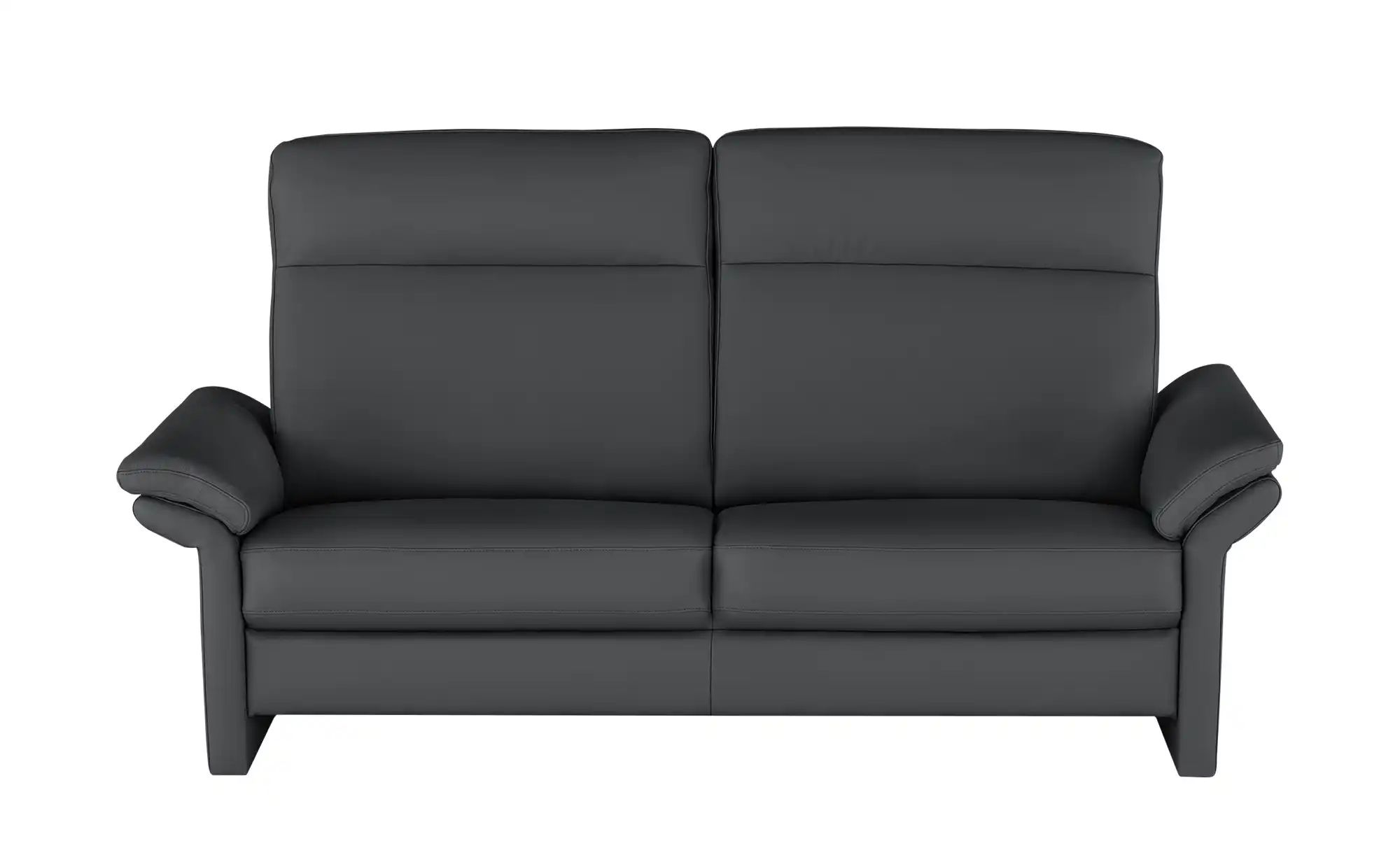 Wohnwert Einzelsofa Leder Mayla ¦ schwarz ¦ Maße (cm): B: 210 H: 109 T: 96. günstig online kaufen