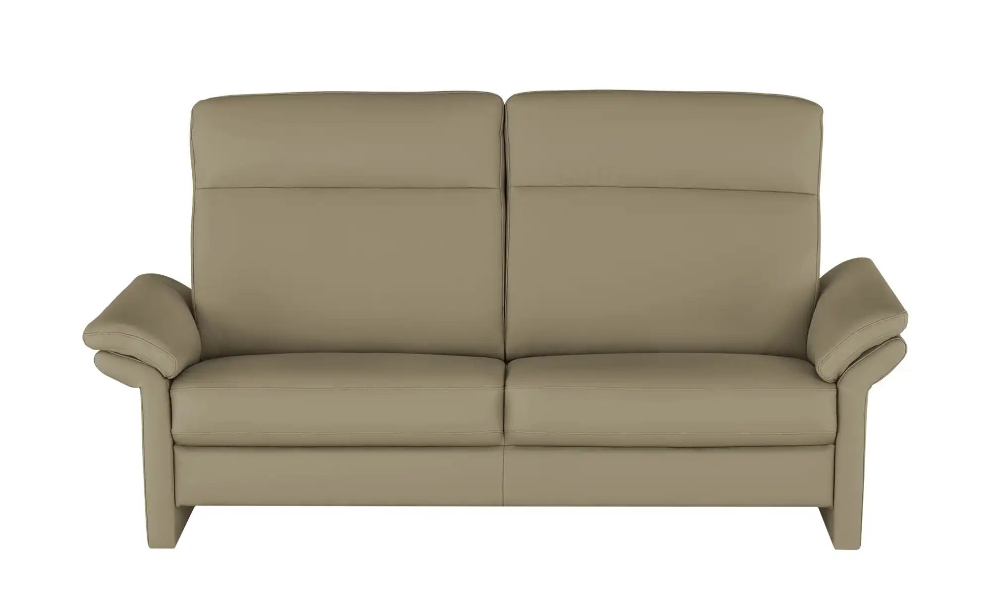 Wohnwert Einzelsofa Leder Mayla ¦ grün ¦ Maße (cm): B: 210 H: 109 T: 96.0 P günstig online kaufen