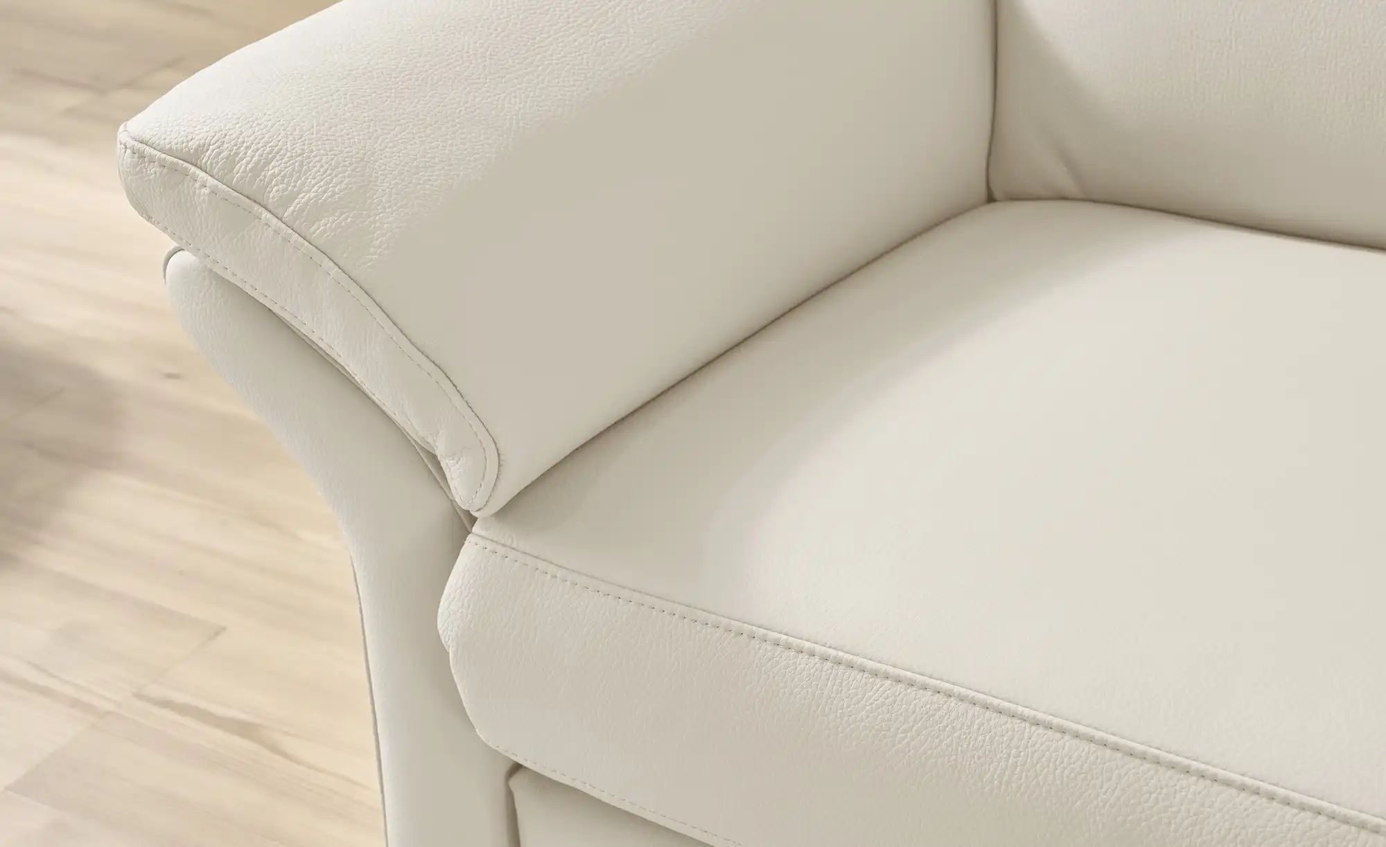 Thumbnail - Wohnwert Einzelsofa Leder Mayla ¦ beige ¦ Maße (cm): B: 210 H: 109 T: 96.0 Polstermöbel > Sofas > Einzelsofas - Höffner