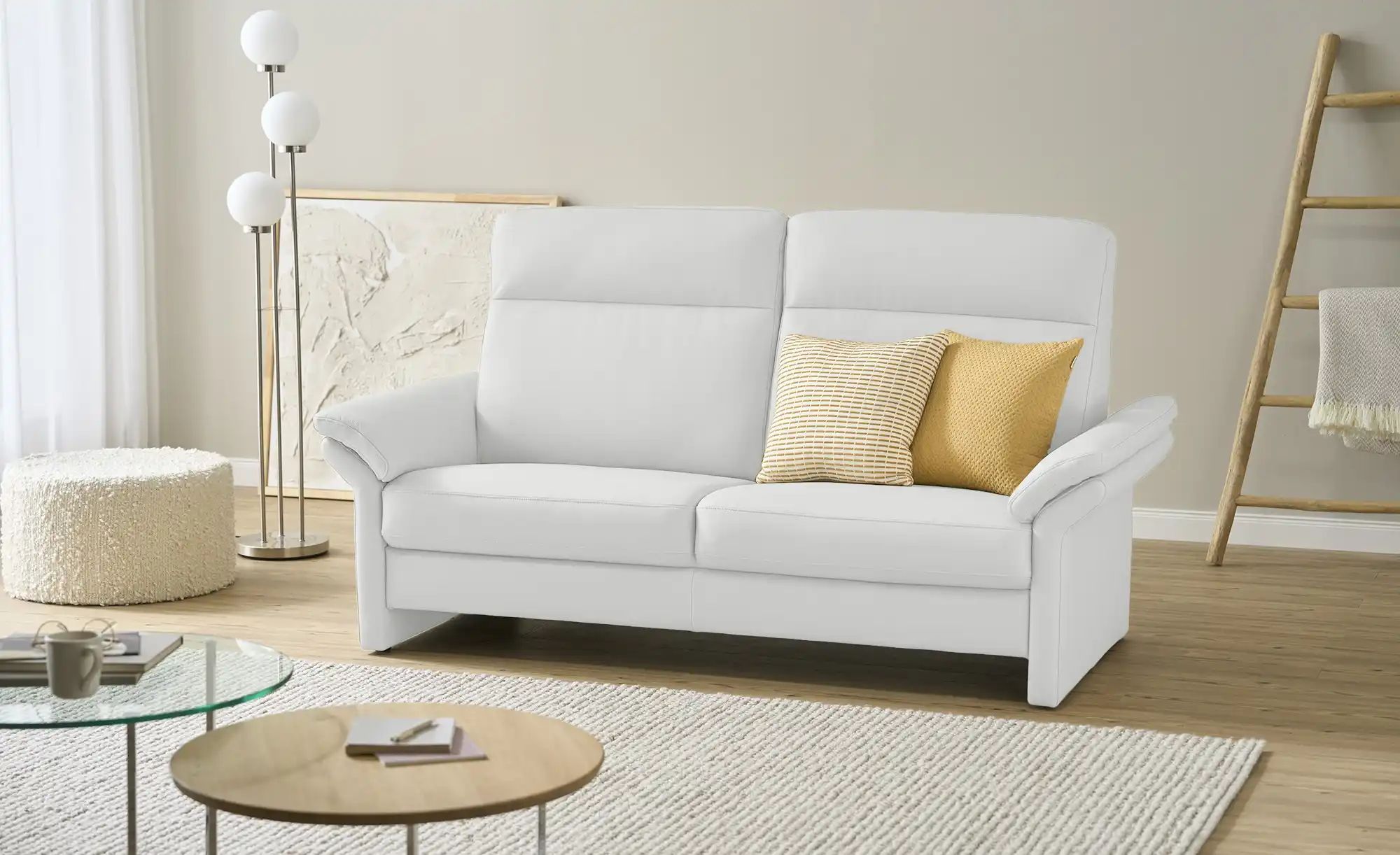 Thumbnail - Wohnwert Einzelsofa Leder Mayla ¦ blau ¦ Maße (cm): B: 210 H: 109 T: 96.0 Polstermöbel > Sofas > Einzelsofas - Höffner