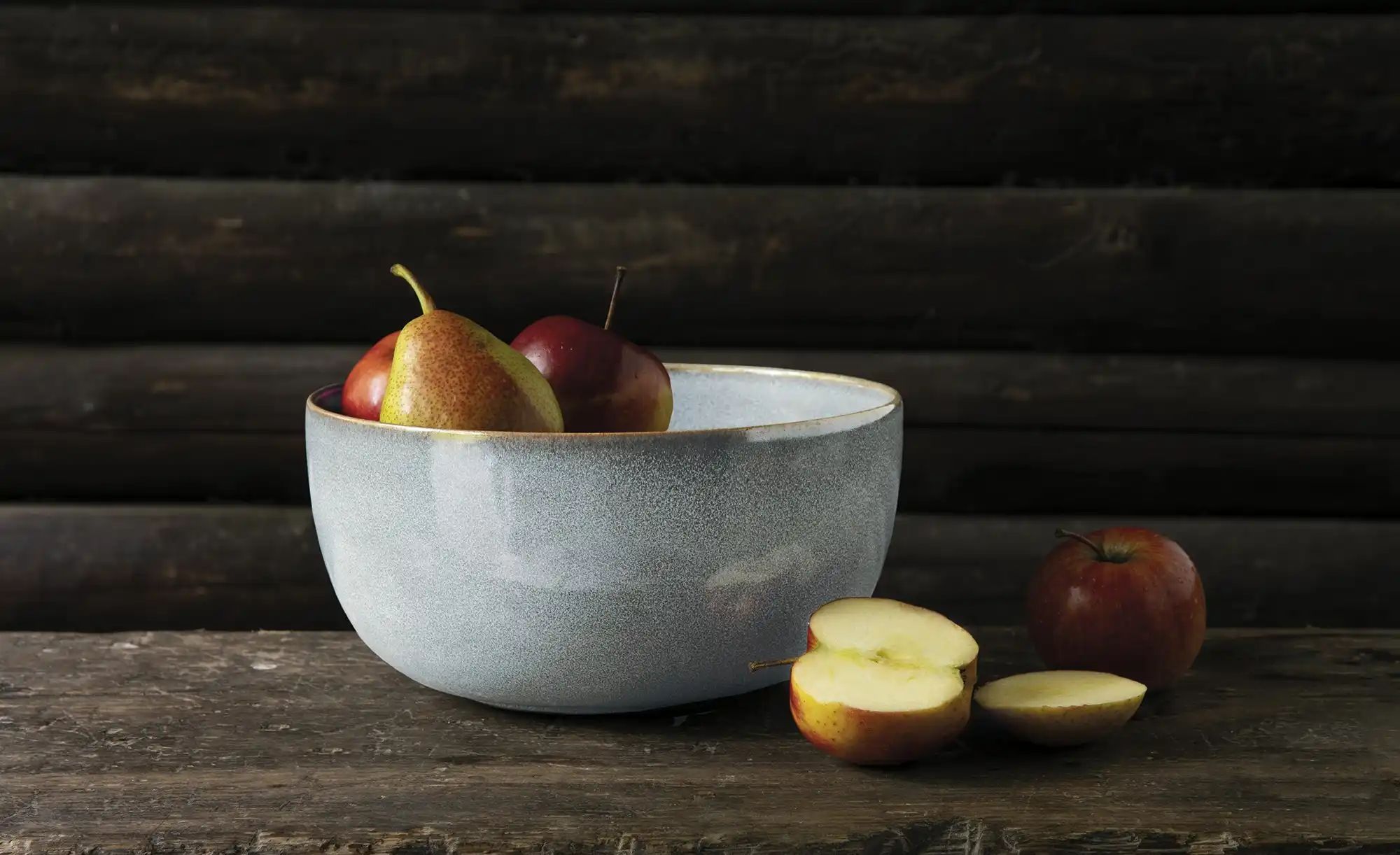 ASA Salatschale Agave 22cm - Steinzeug Schale In Hellgrün