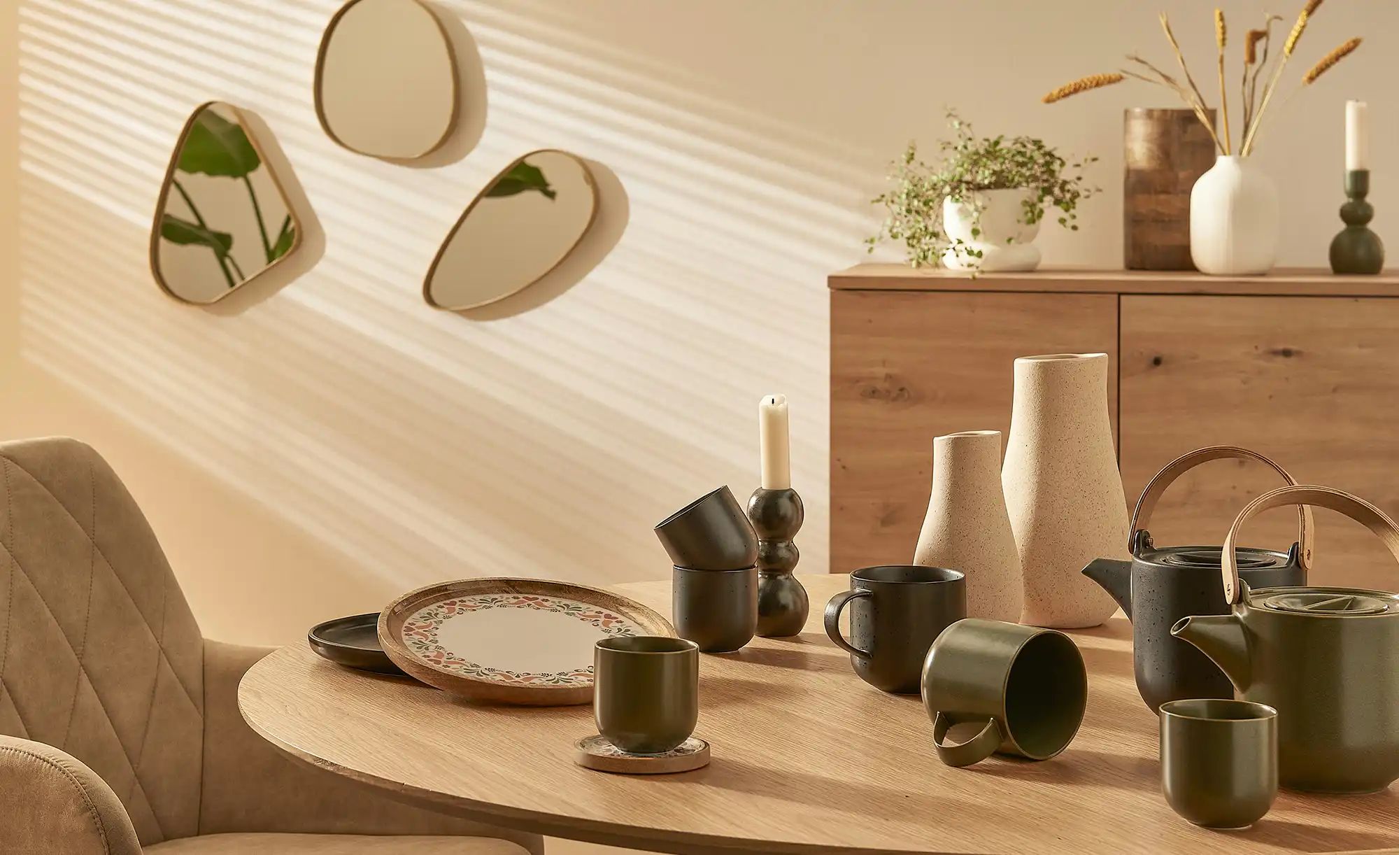 ASA SELECTION Teebecher  2er-Set  Coppa Nori ¦ grün ¦ Maße (cm): H: 7,5  Ø: günstig online kaufen