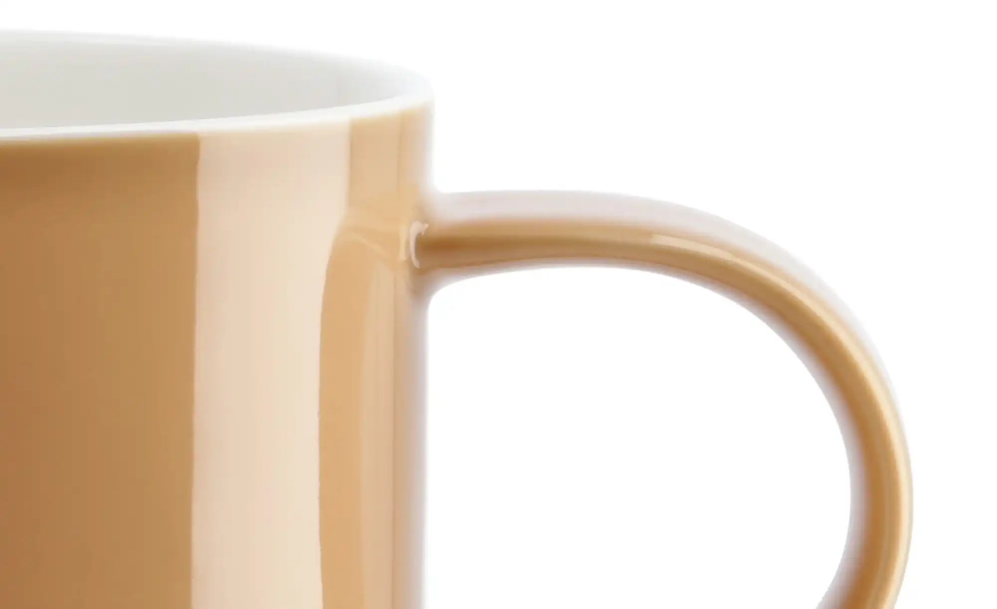 ASA SELECTION Henkelbecher  Coppa Mug ¦ orange ¦ Maße (cm): H: 9,5  Ø: 9.2 günstig online kaufen