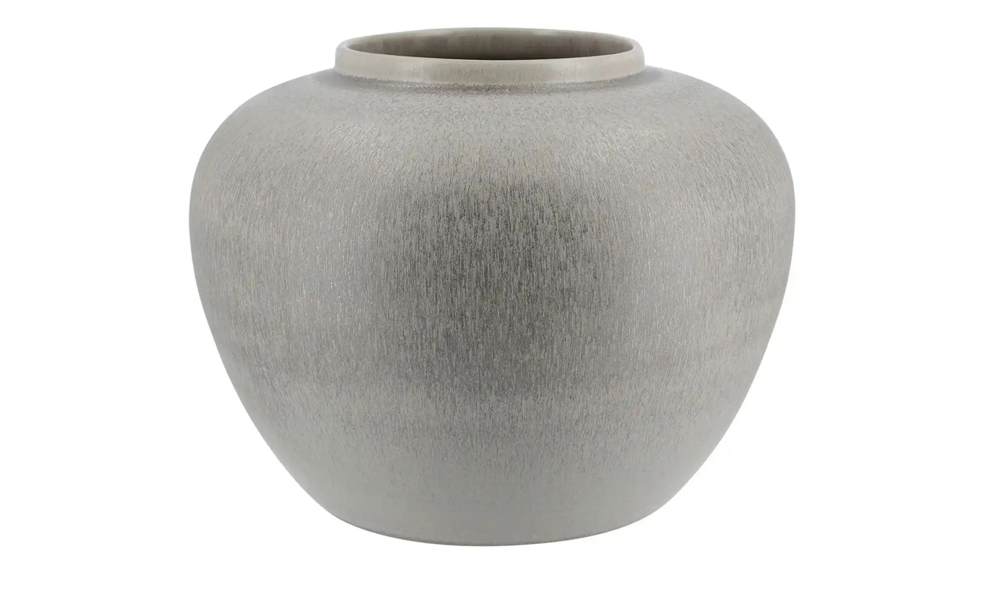 ASA SELECTION Vase  Florea ¦ grau ¦ Steingut ¦ Maße (cm): H: 18  Ø: 11.5 Ac günstig online kaufen