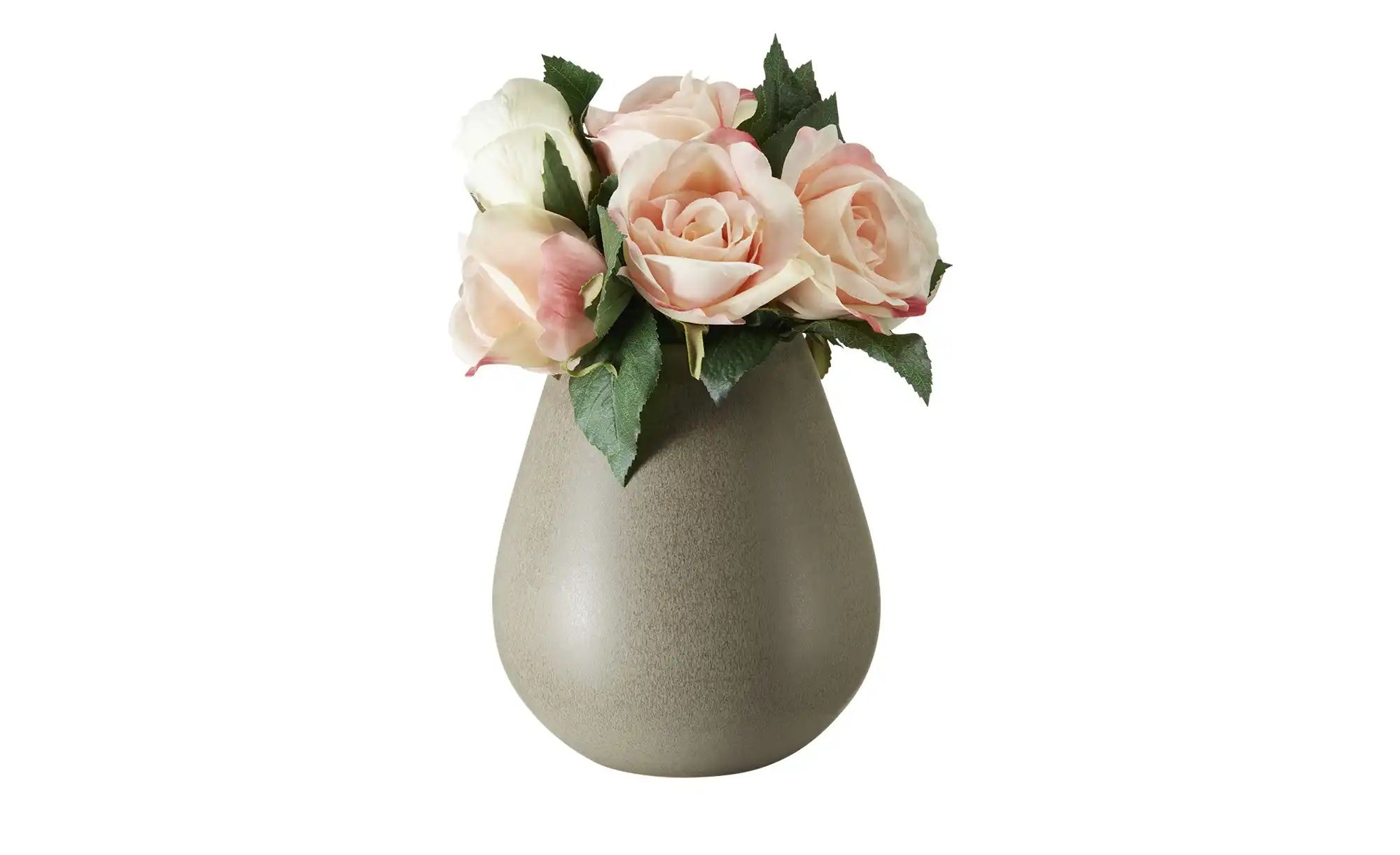 ASA SELECTION Vase  Ease ¦ grau ¦ Steingut ¦ Maße (cm): H: 18  Ø: 9 Accesso günstig online kaufen