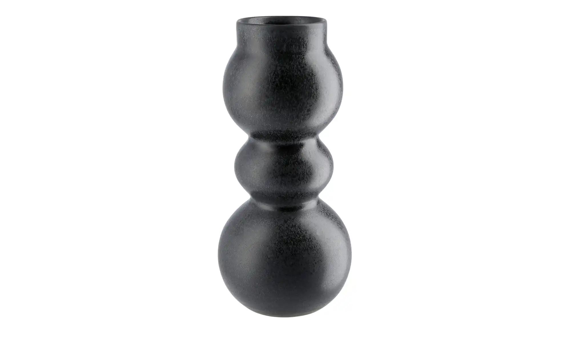 ASA SELECTION Vase ¦ schwarz ¦ Steingut ¦ Maße (cm): H: 19  Ø: 5.5 Accessoi günstig online kaufen