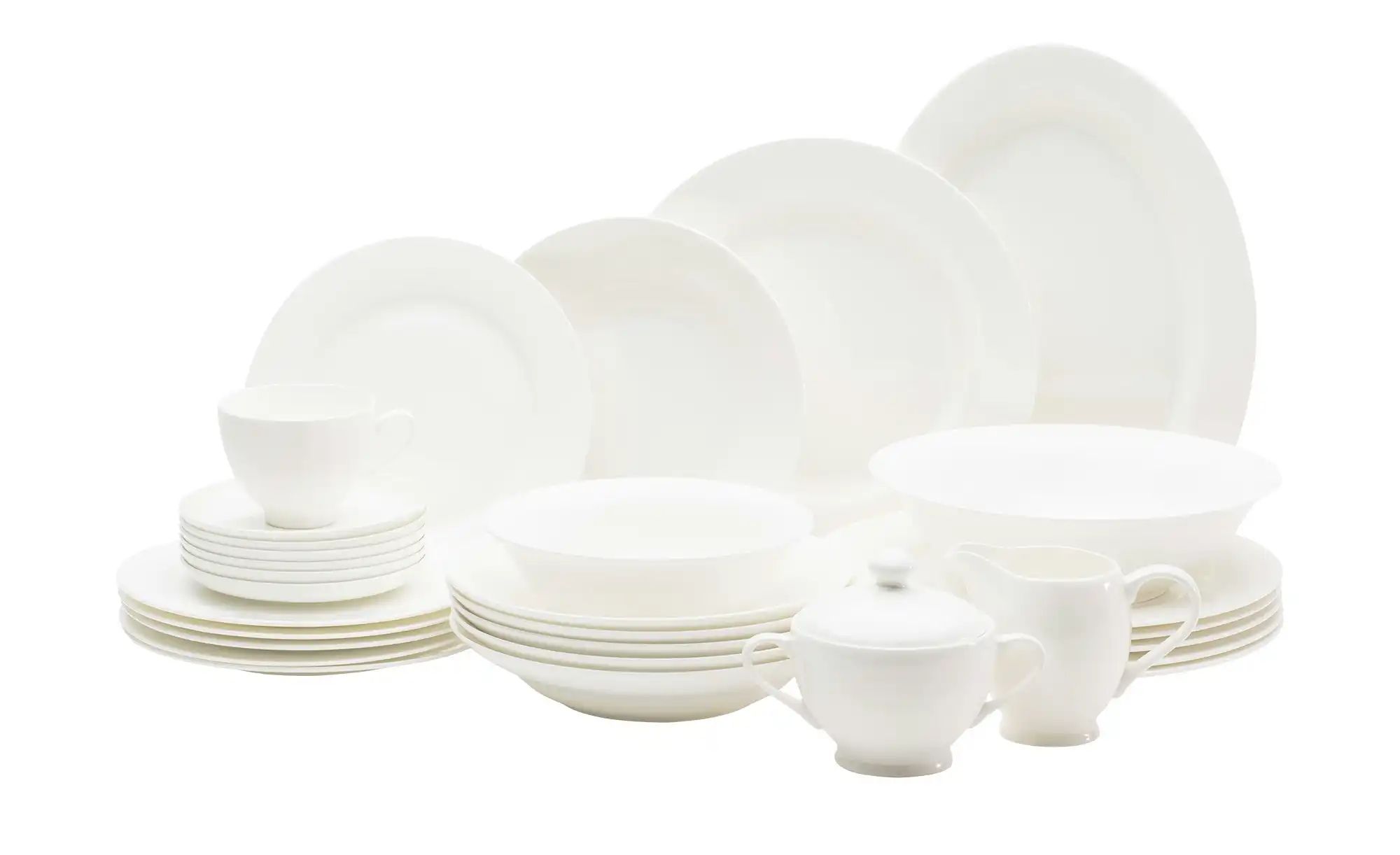 Peill+Putzler Kombiservice  35-teilig  Torino ¦ weiß Geschirr > Geschirrset günstig online kaufen