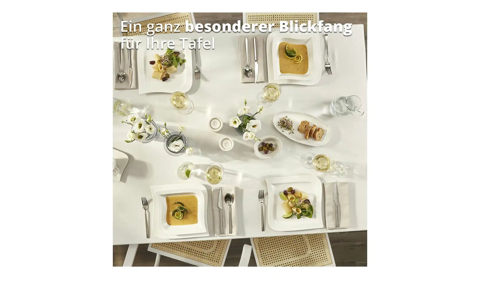 Thumbnail - Peill+Putzler Kombiservice 30-teilig Ancona ¦ weiß Geschirr > Geschirrsets > Kombiservice - Höffner