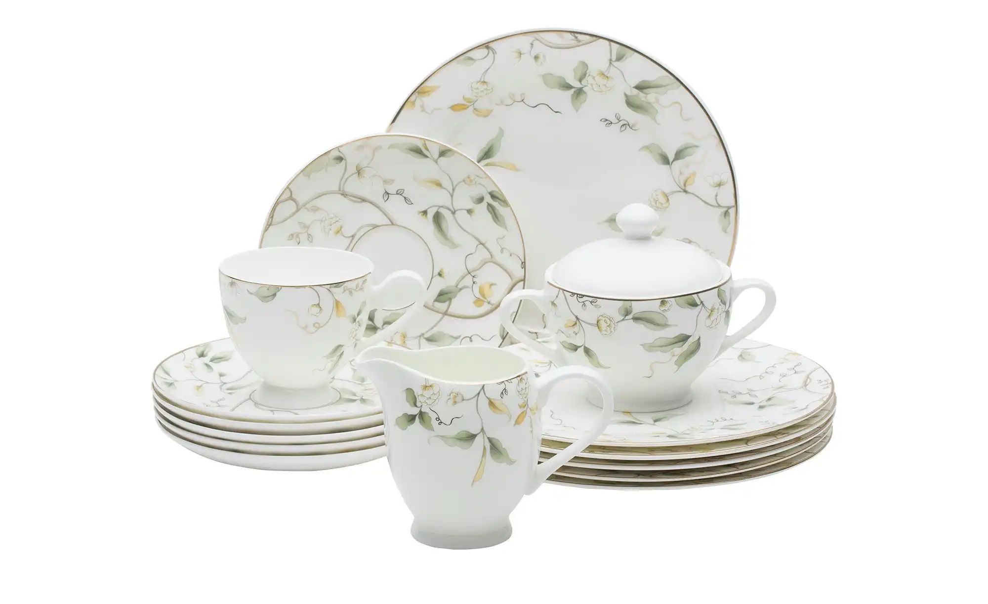 Peill+Putzler Kaffeeservice  20-teilig  Firenze ¦ weiß ¦ Porzellan Geschirr günstig online kaufen