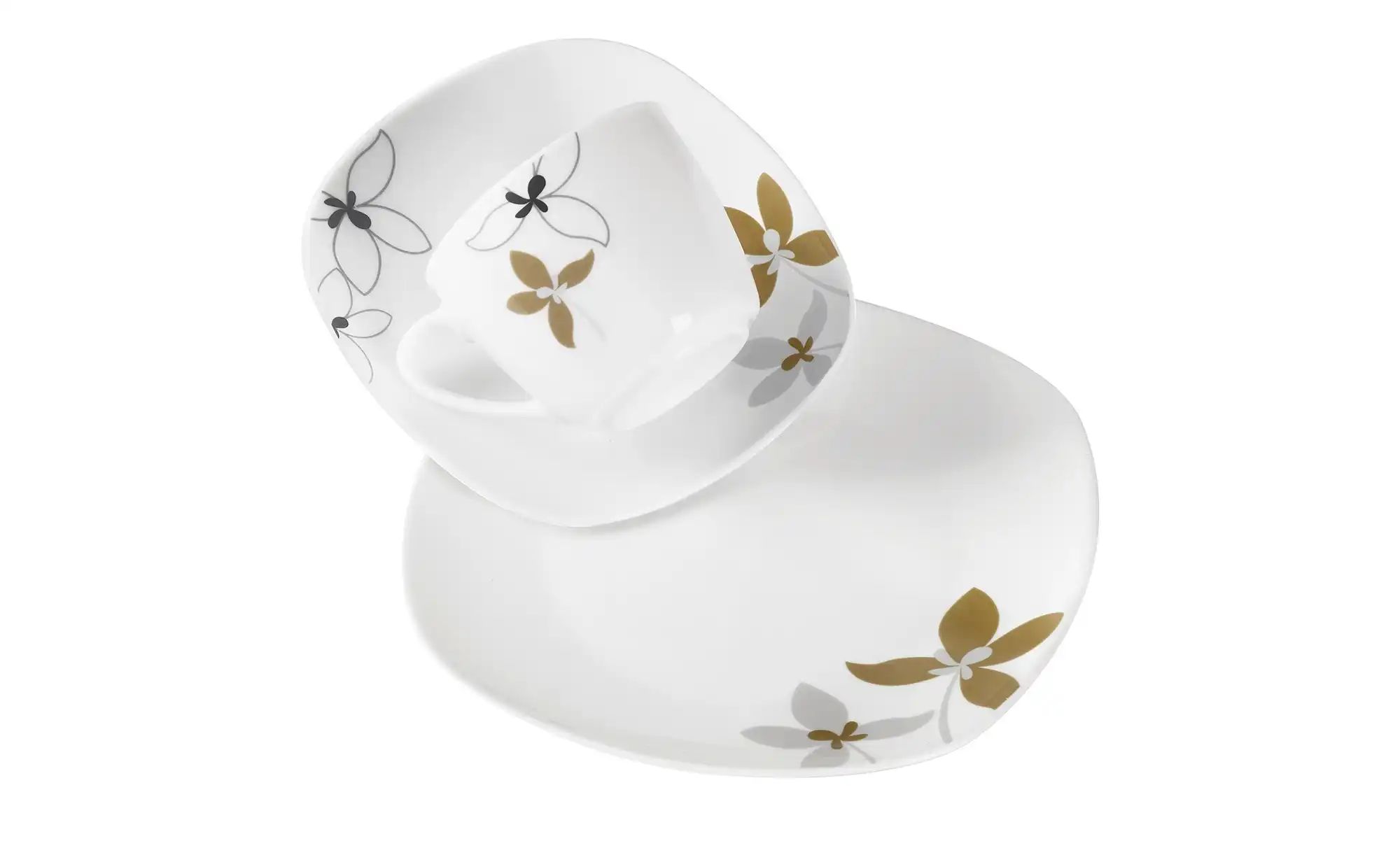 Thumbnail - levelone Kaffeegeschirr 12-tlg.  Karolina ¦ weiß Geschirr > Geschirrsets > Kaffeeservice - Höffner