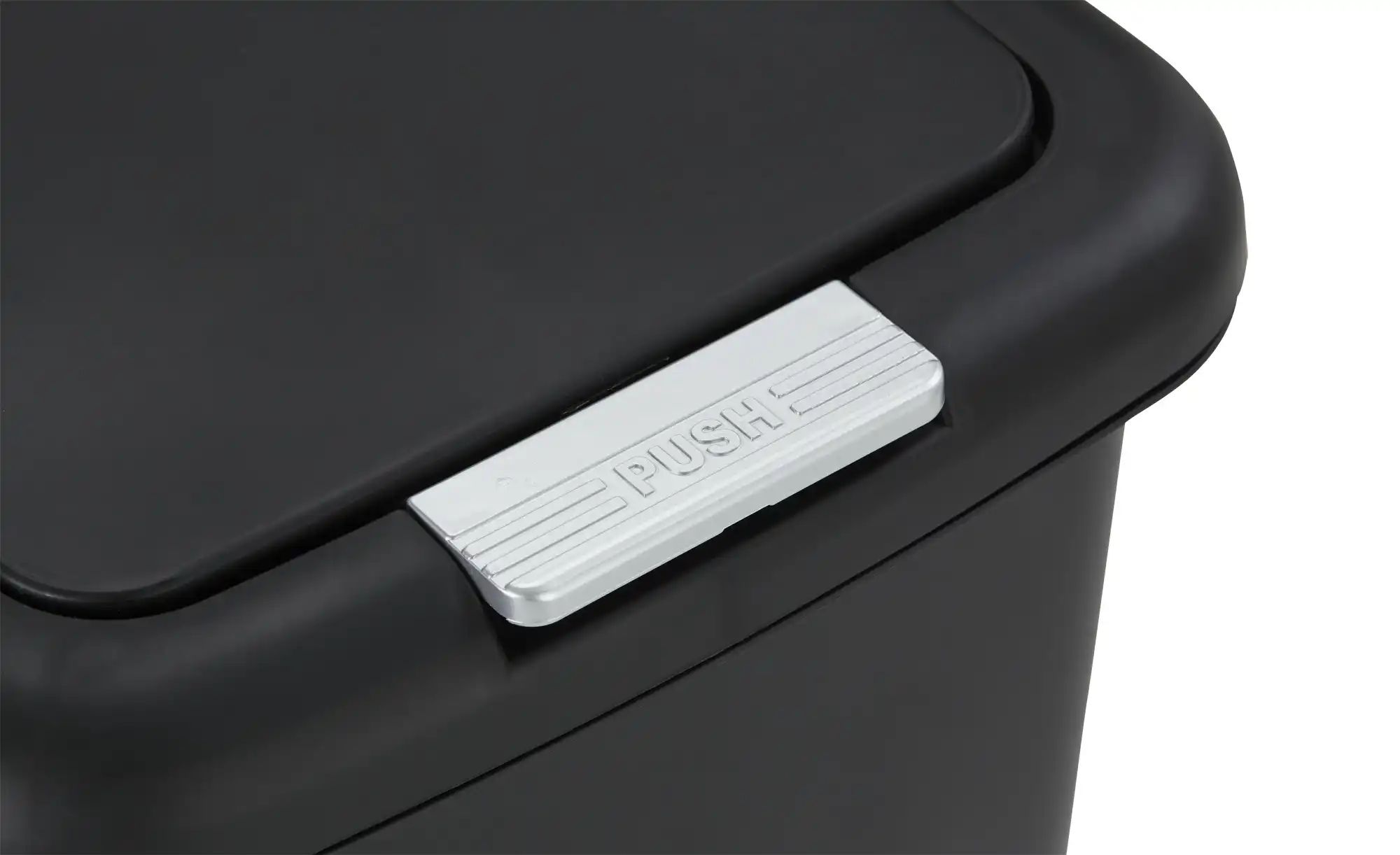 KHG Abfalleimer   ¦ schwarz ¦ Kunststoff ¦ Maße (cm): B: 20,1 H: 35 T: 27.0 günstig online kaufen