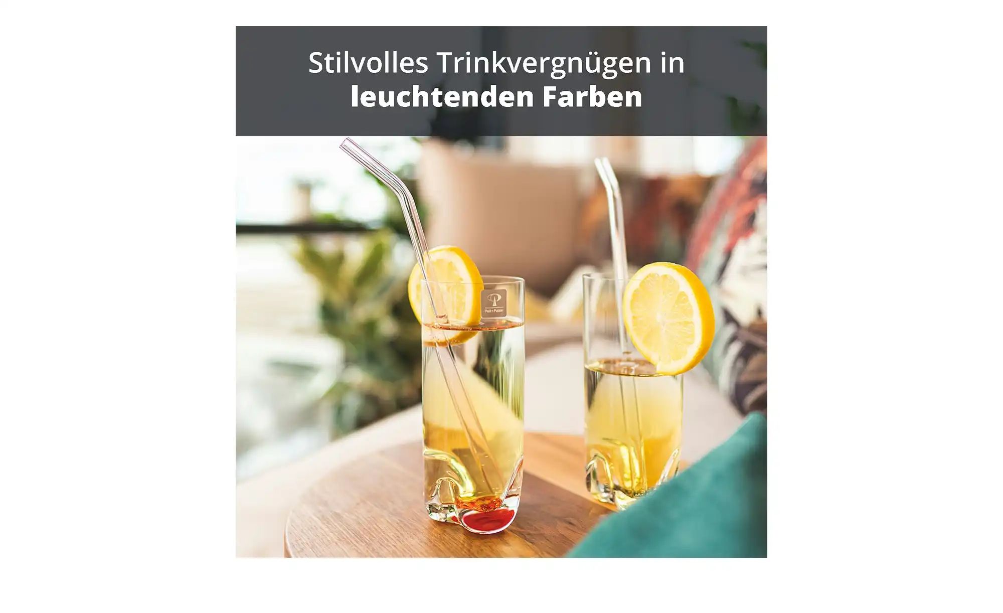 Thumbnail - Peill+Putzler Longdrinkglas  4er-Set  Fiesta ¦ mehrfarbig ¦ Maße (cm): H: 14,5 Gläser & Karaffen - Höffner