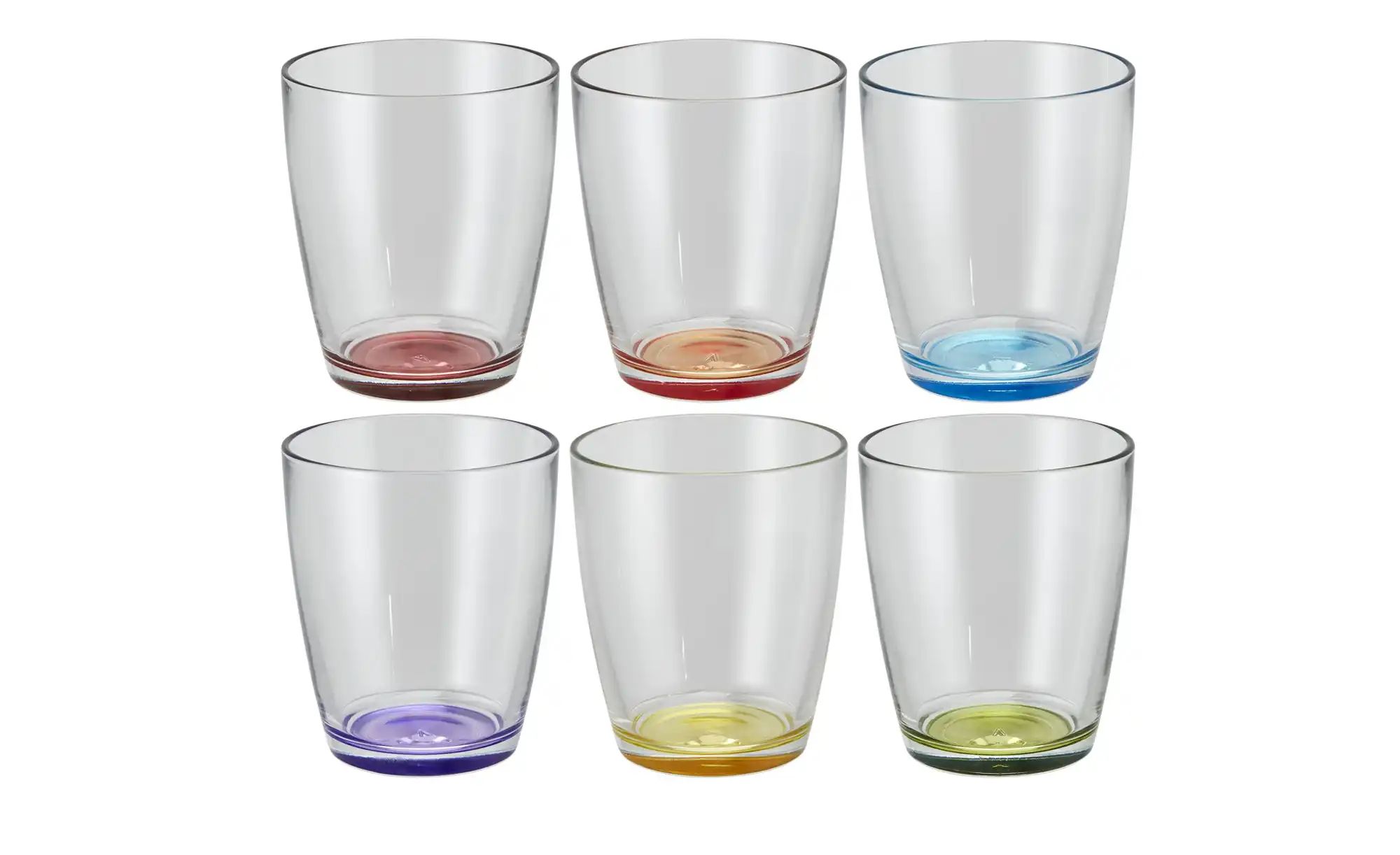Peill+Putzler Glas  6er-Set  Colore ¦ transparent/klar ¦ Maße (cm): H: 9,9 günstig online kaufen