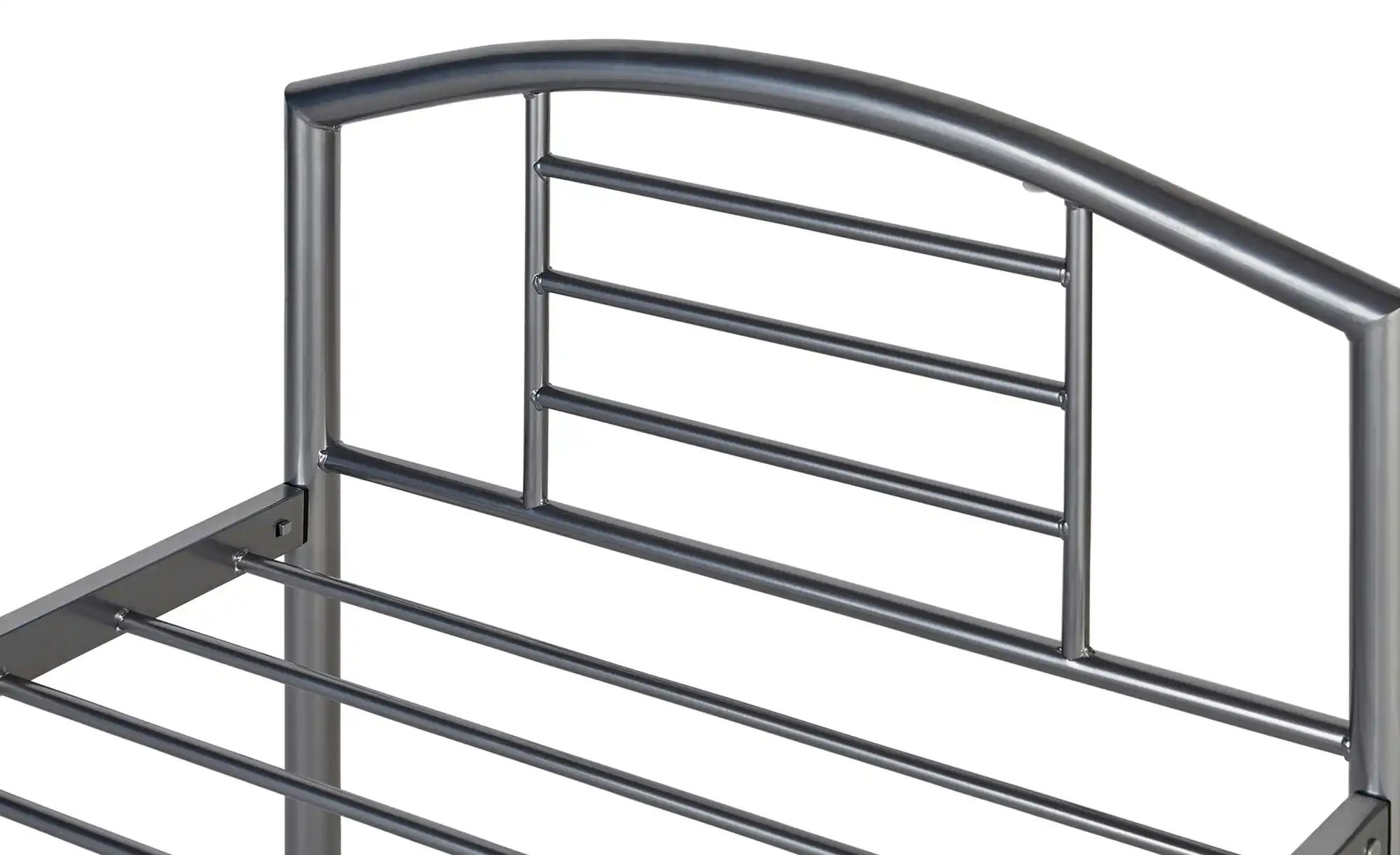 Metallbett  Karina ¦ grau ¦ Maße (cm): B: 97 H: 79 Betten > Bettgestelle - günstig online kaufen