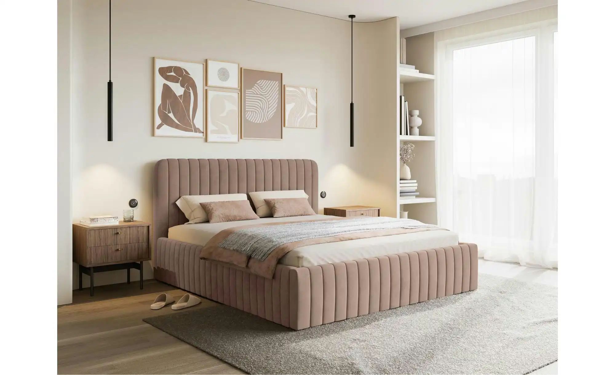 Thumbnail - Selsey Polsterbett mit Bettkasten Saliano ¦ beige ¦ Maße (cm): B: 193 H: 109 Betten > Polsterbetten - Höffner