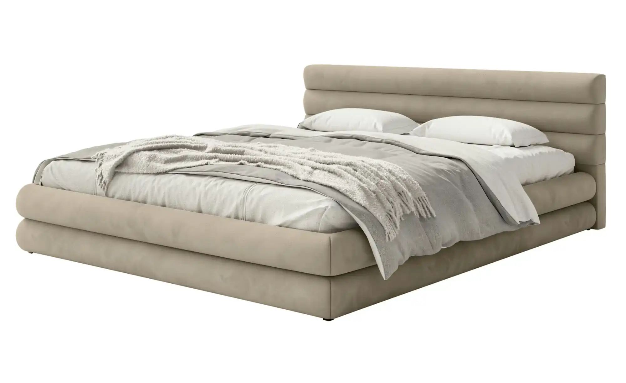 Selsey Polsterbett mit Bettkasten Alegre  beige  Maße (cm): B: 180 H: 90 | 05903025199320