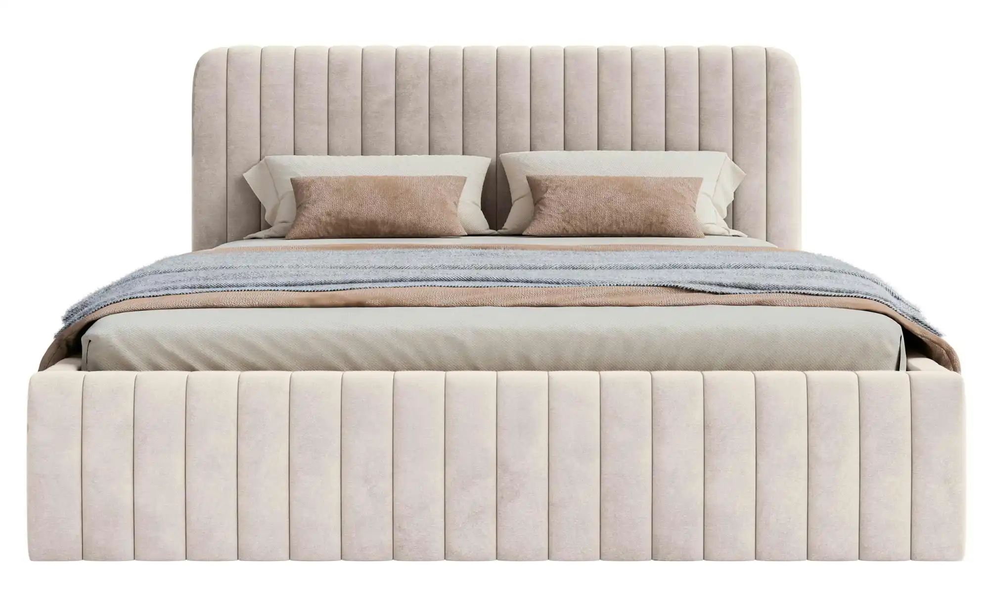 Selsey Polsterbett mit Bettkasten Saliano ¦ beige ¦ Maße (cm): B: 193 H: 10 günstig online kaufen