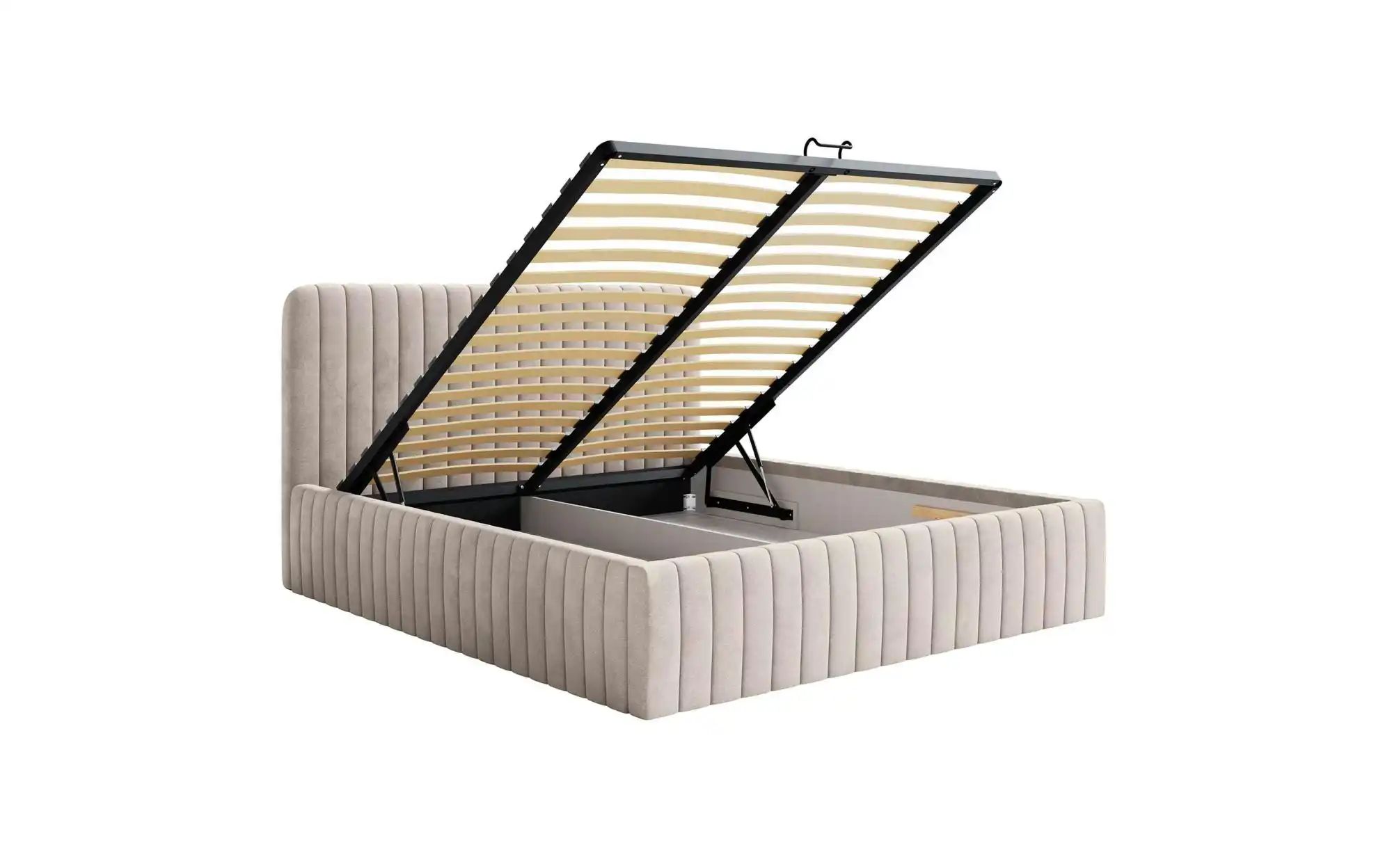 Thumbnail - Selsey Polsterbett mit Bettkasten Saliano ¦ beige ¦ Maße (cm): B: 153 H: 109 Betten > Polsterbetten - Höffner