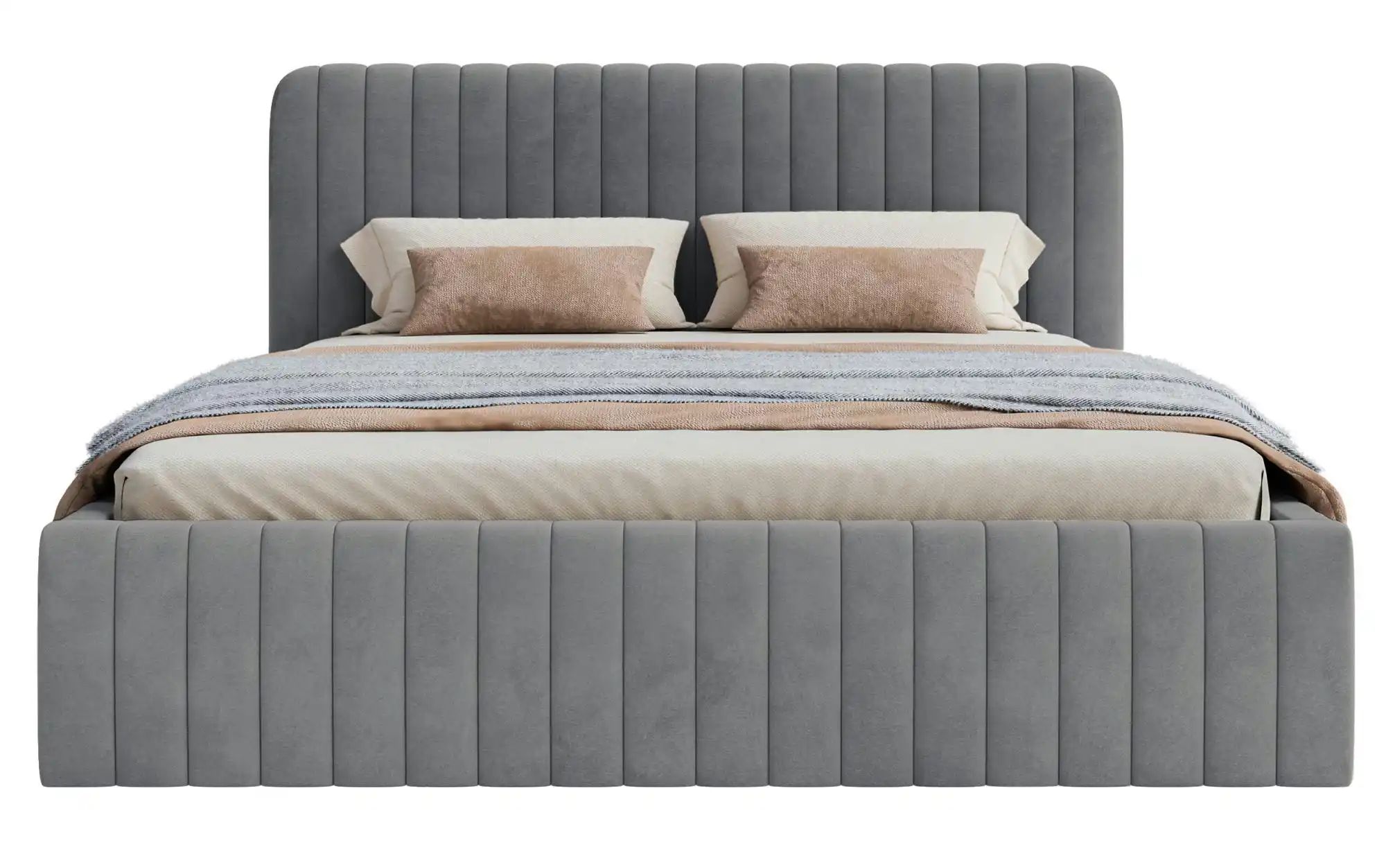 Selsey Polsterbett mit Bettkasten Saliano ¦ blau ¦ Maße (cm): B: 153 H: 109 günstig online kaufen