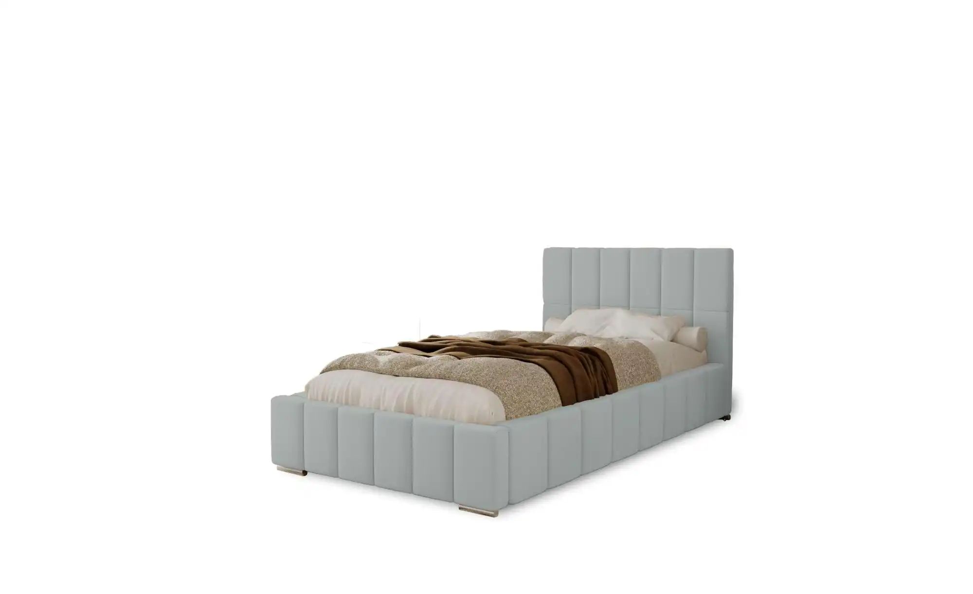 Polsterbett mit Stauraum  Ayr ¦ grau ¦ Maße (cm): H: 100 Betten > Polsterbe günstig online kaufen