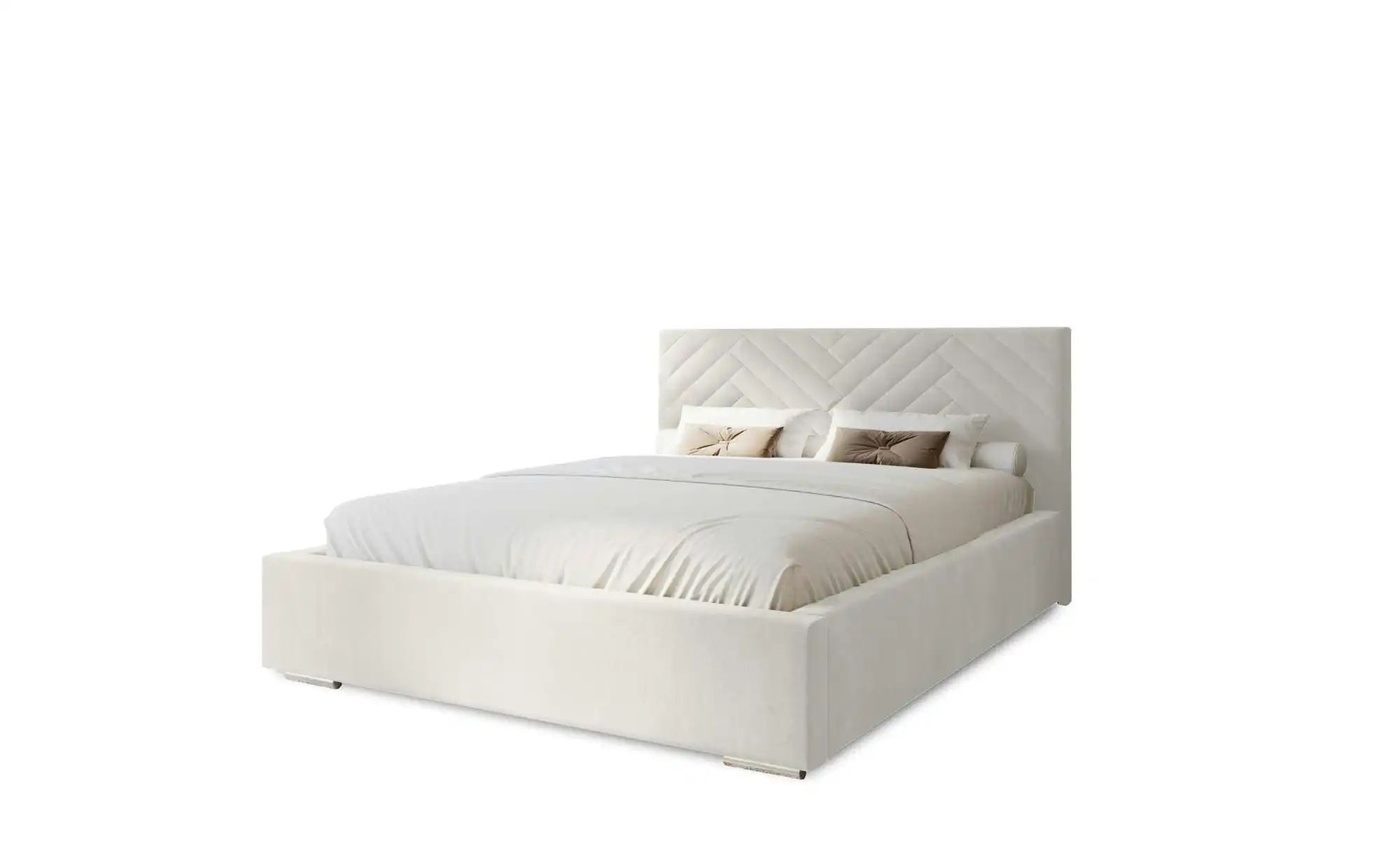 Polsterbett mit Stauraum Aberfeldy ¦ weiß ¦ Maße (cm): B: 215 H: 100 Betten günstig online kaufen