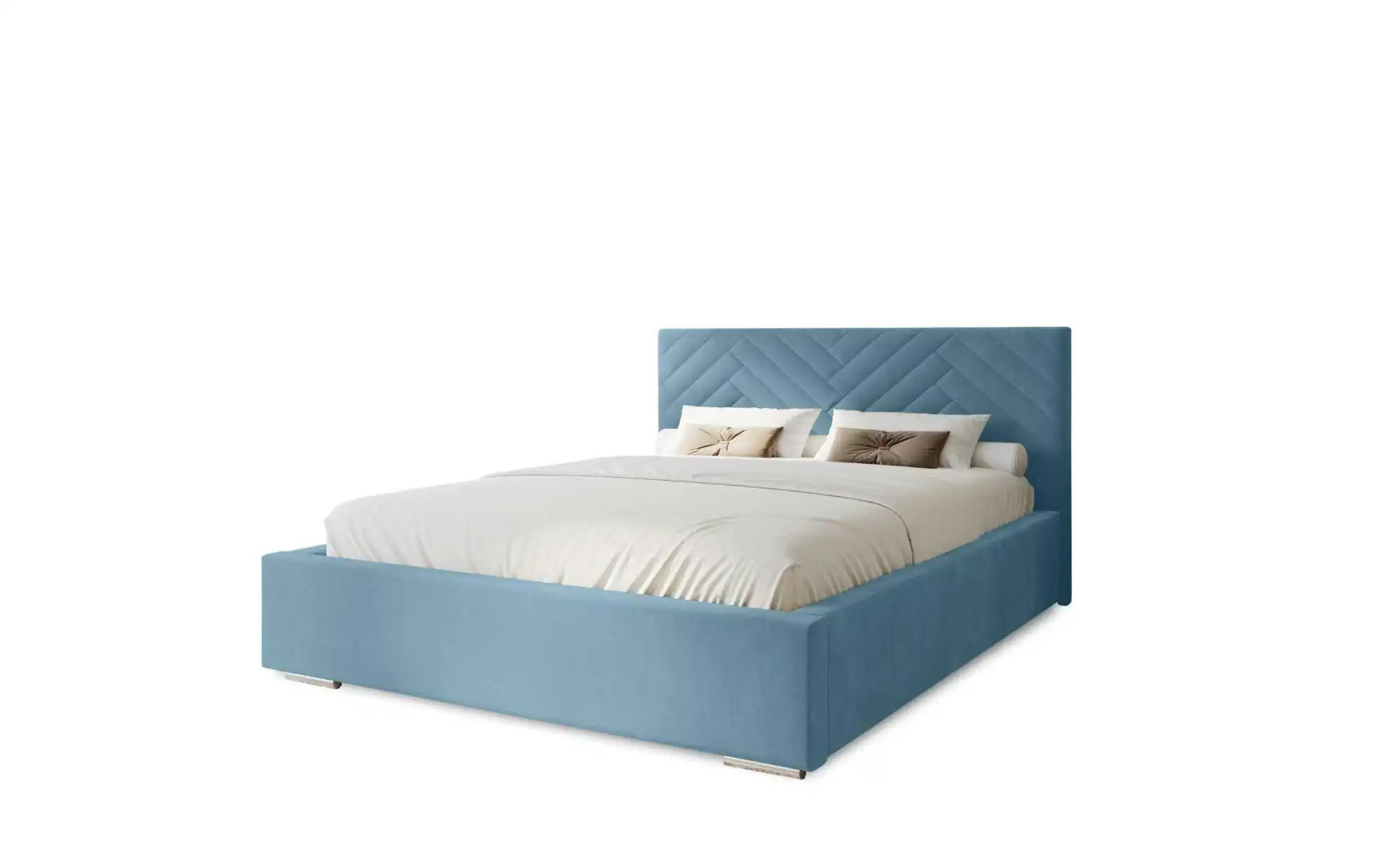 Polsterbett mit Stauraum Aberfeldy ¦ blau ¦ Maße (cm): B: 215 H: 100 Betten günstig online kaufen
