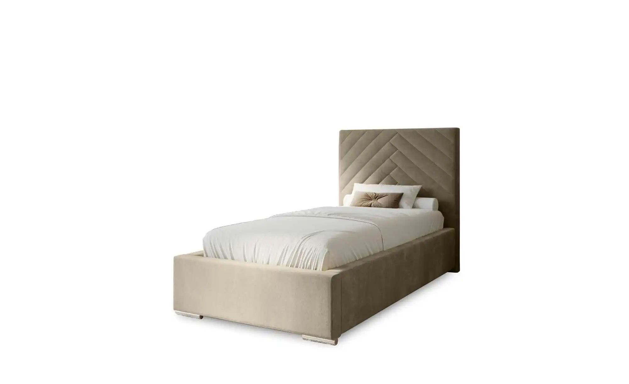 Polsterbett mit Stauraum Aberfeldy ¦ beige ¦ Maße (cm): B: 95 H: 100 Betten günstig online kaufen