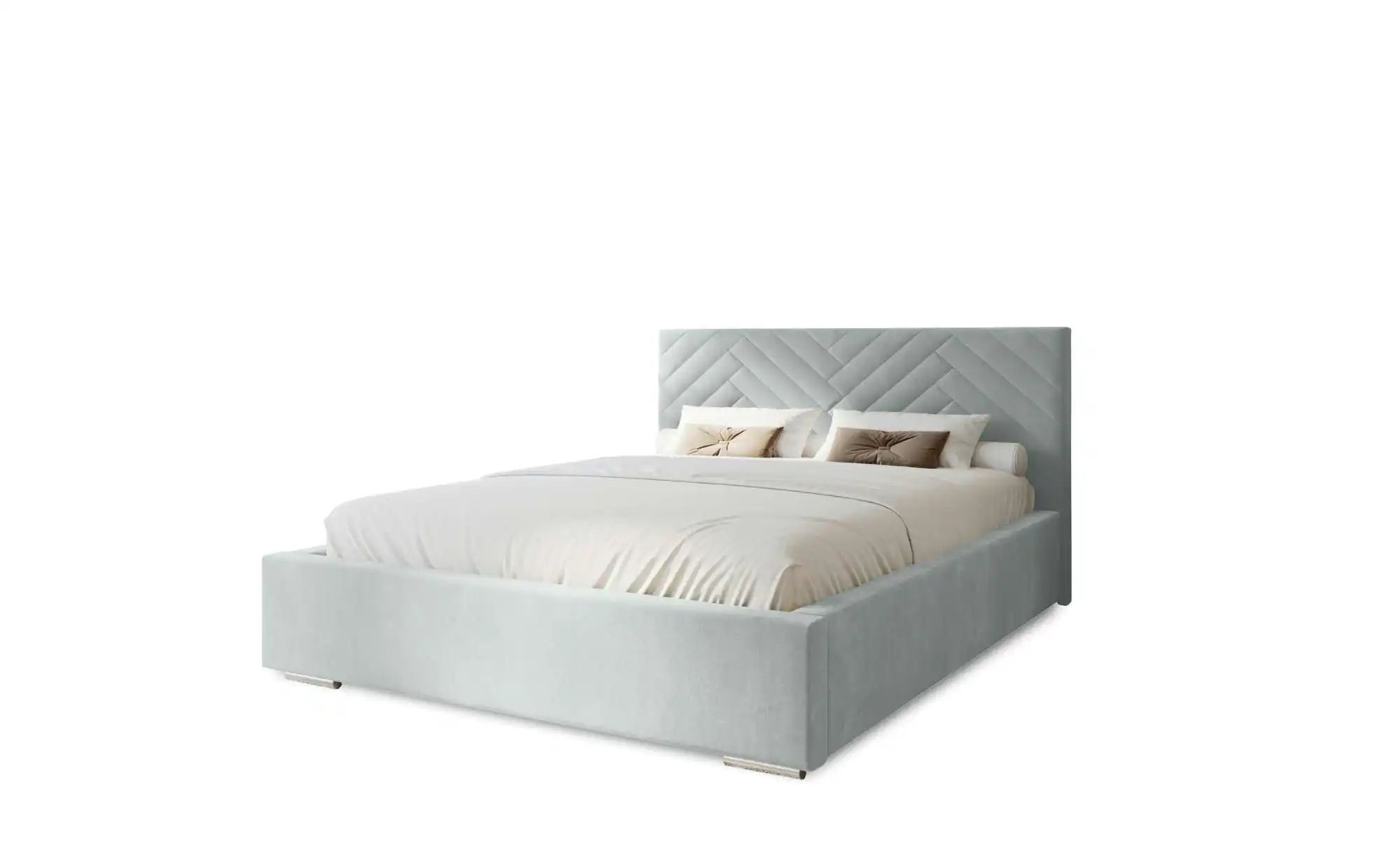 Polsterbett mit Stauraum Aberfeldy ¦ grau ¦ Maße (cm): B: 215 H: 100 Betten günstig online kaufen