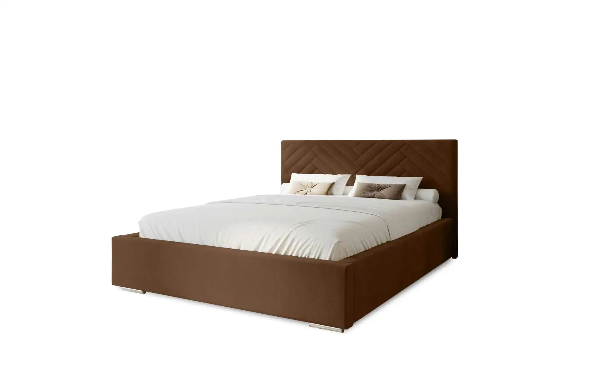 Polsterbett mit Stauraum Aberfeldy ¦ braun ¦ Maße (cm): B: 155 H: 100 Bette günstig online kaufen